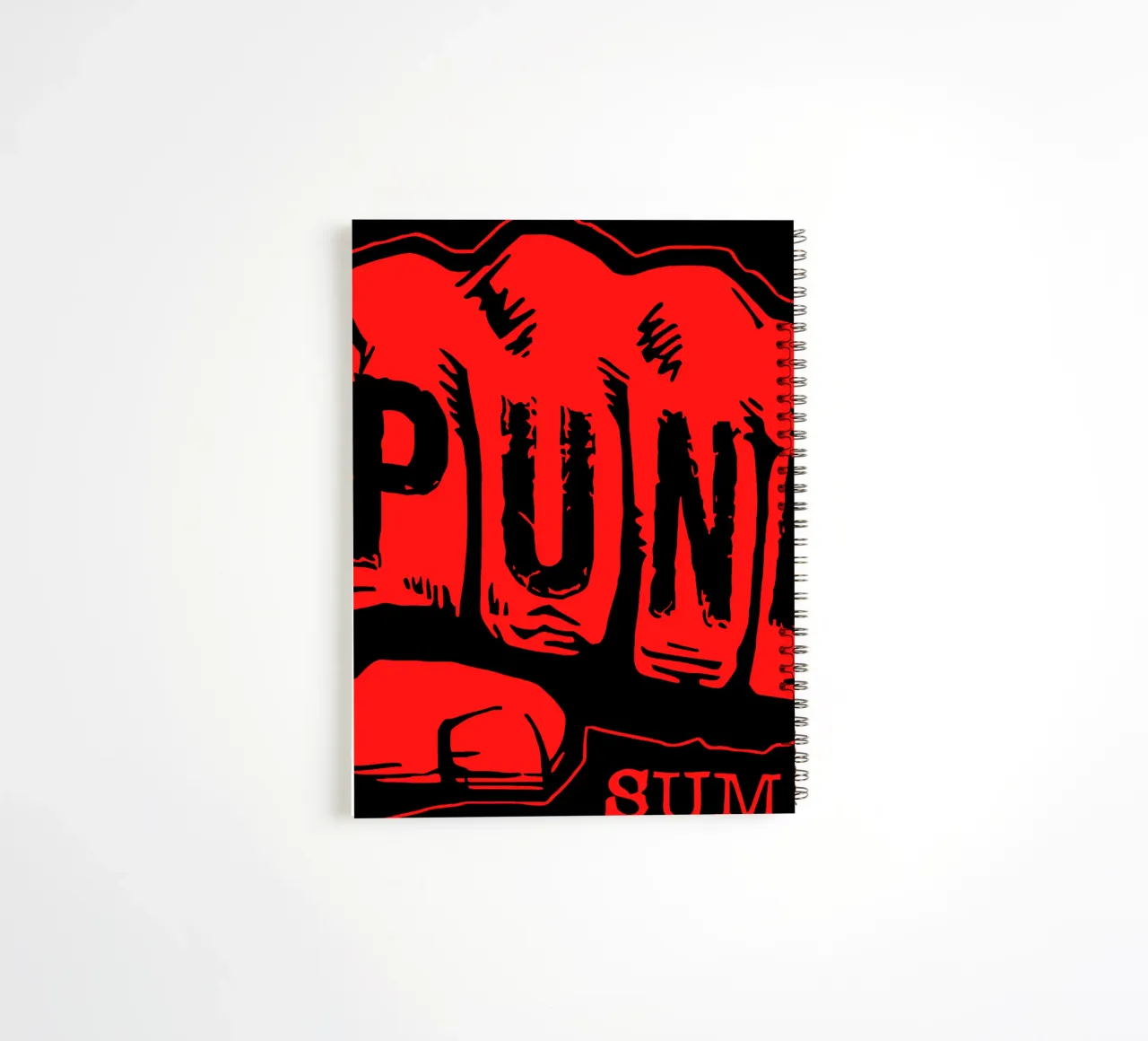 Tshirt classica Punch Punk by SUM 41 diario ad anelli da av3ribrand