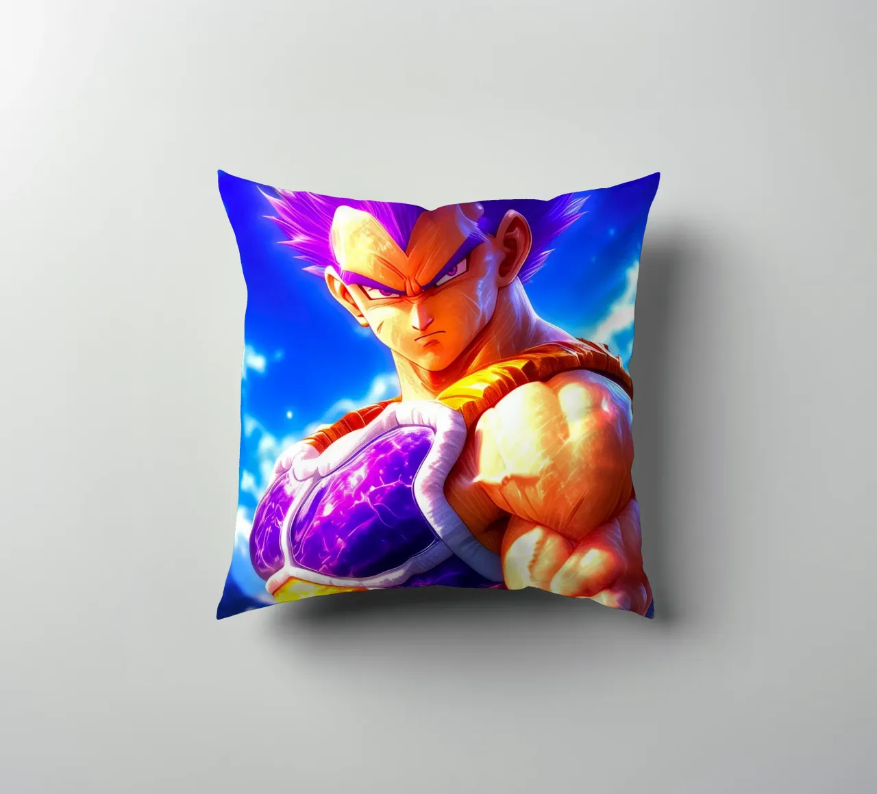 Vegeta Dragon Ball decorative cushion by Fleur de Lys