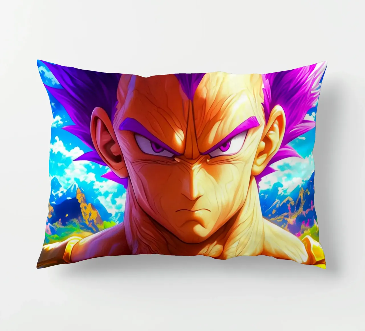 Vegeta Dragon Ball decorative cushion by Fleur de Lys
