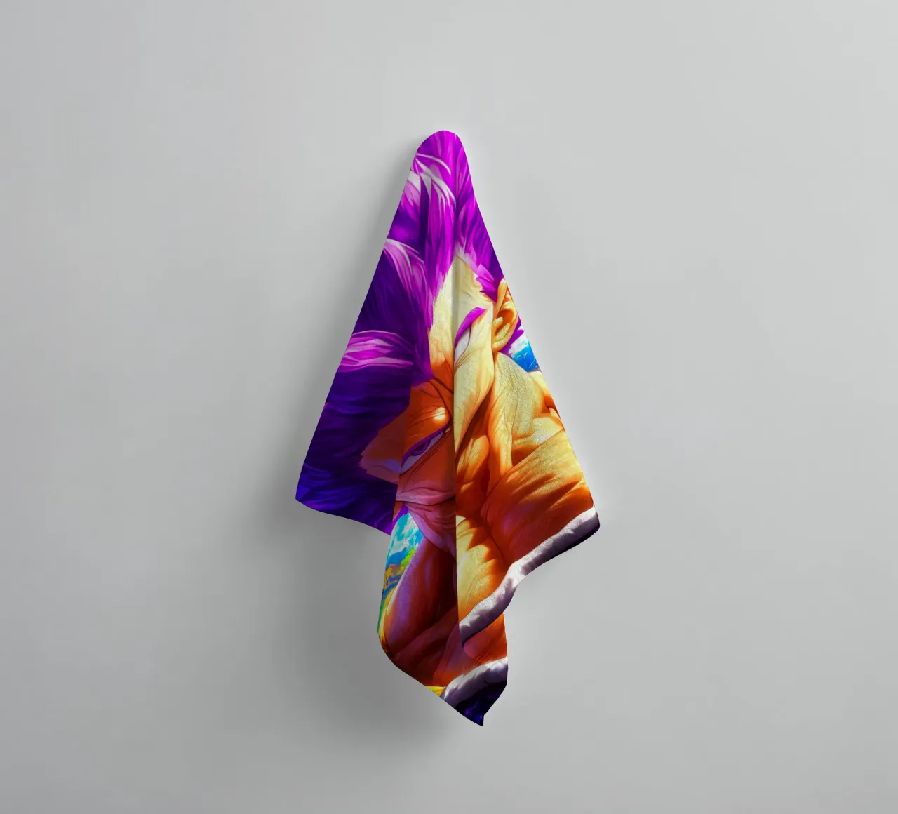 Vegeta Dragon Ball towel by Fleur de Lys