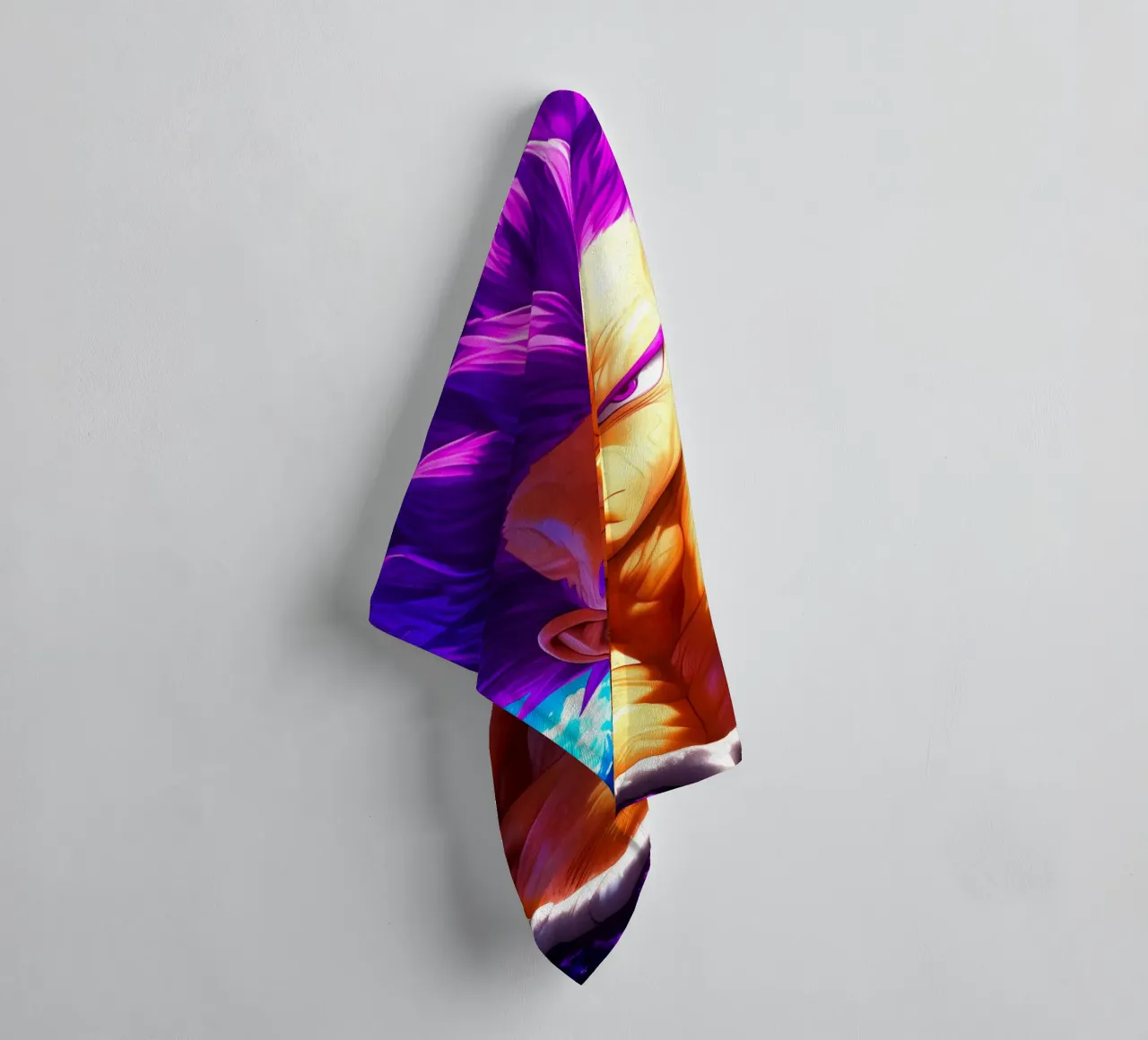 Vegeta Dragon Ball towel by Fleur de Lys