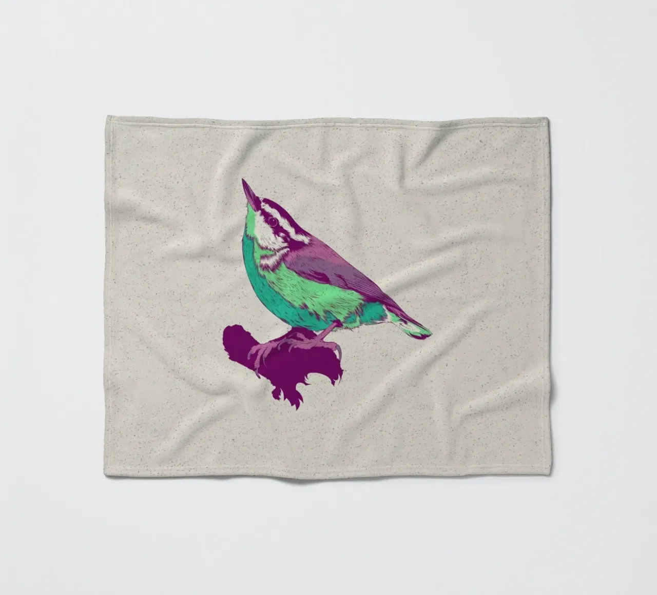 Bird 01 coperta in pile da Cranio Dsgn
