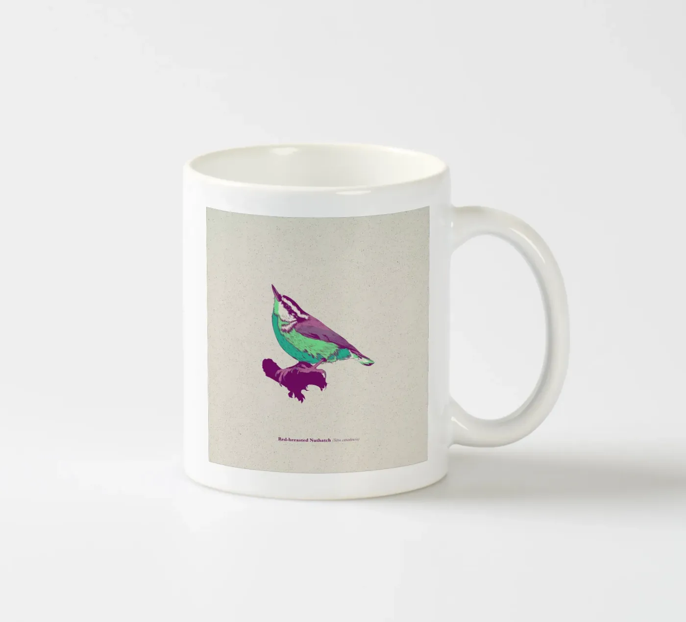 Bird 01 ceramic mug by Cranio Dsgn