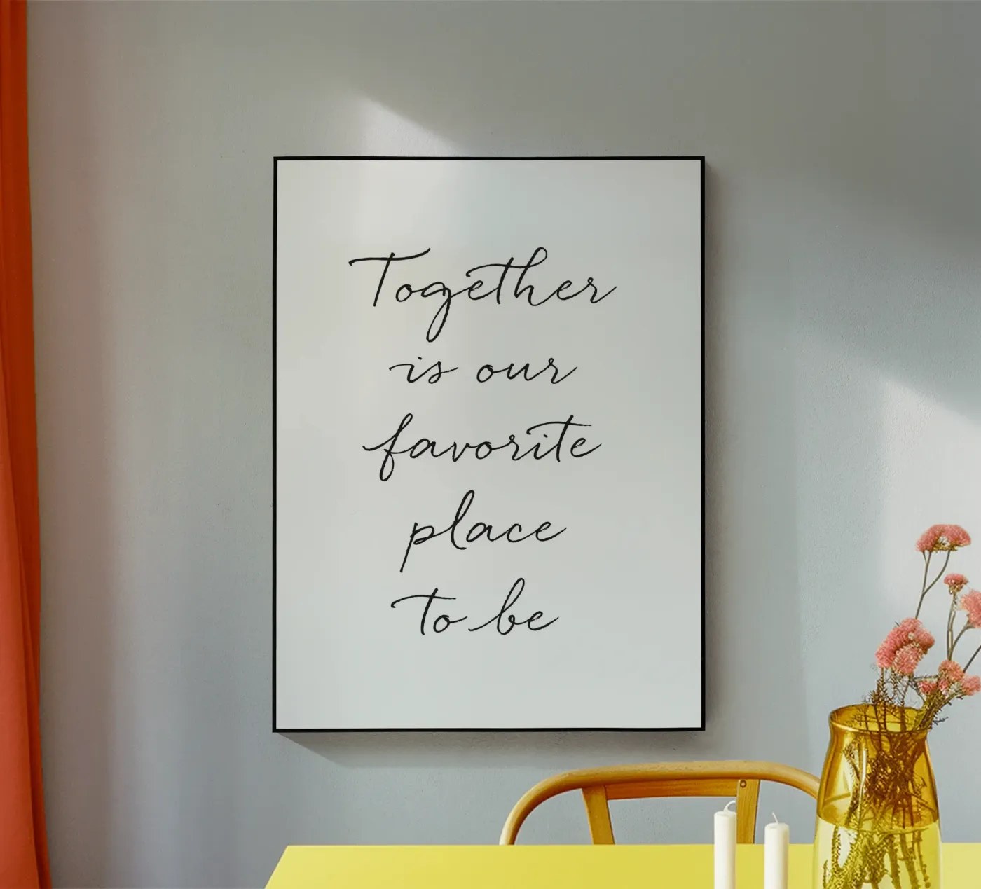 typography quote plexiglas de Eva Rogers