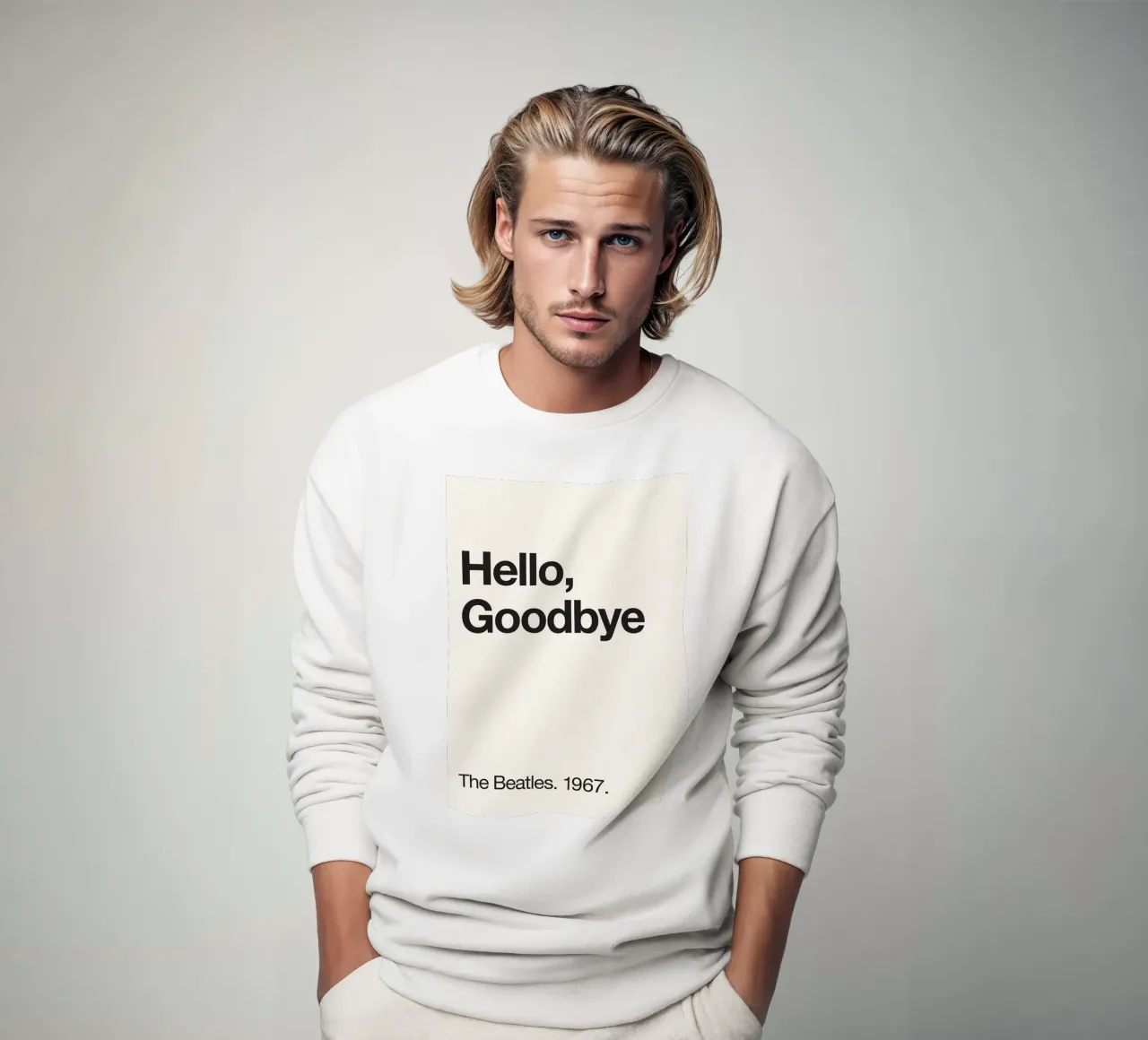 parole ciao addio felpa da Eva Rogers