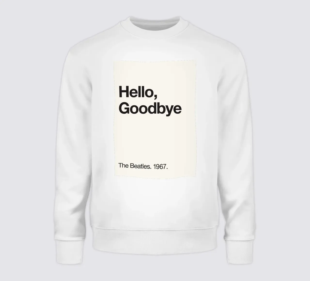 parole ciao addio felpa da Eva Rogers