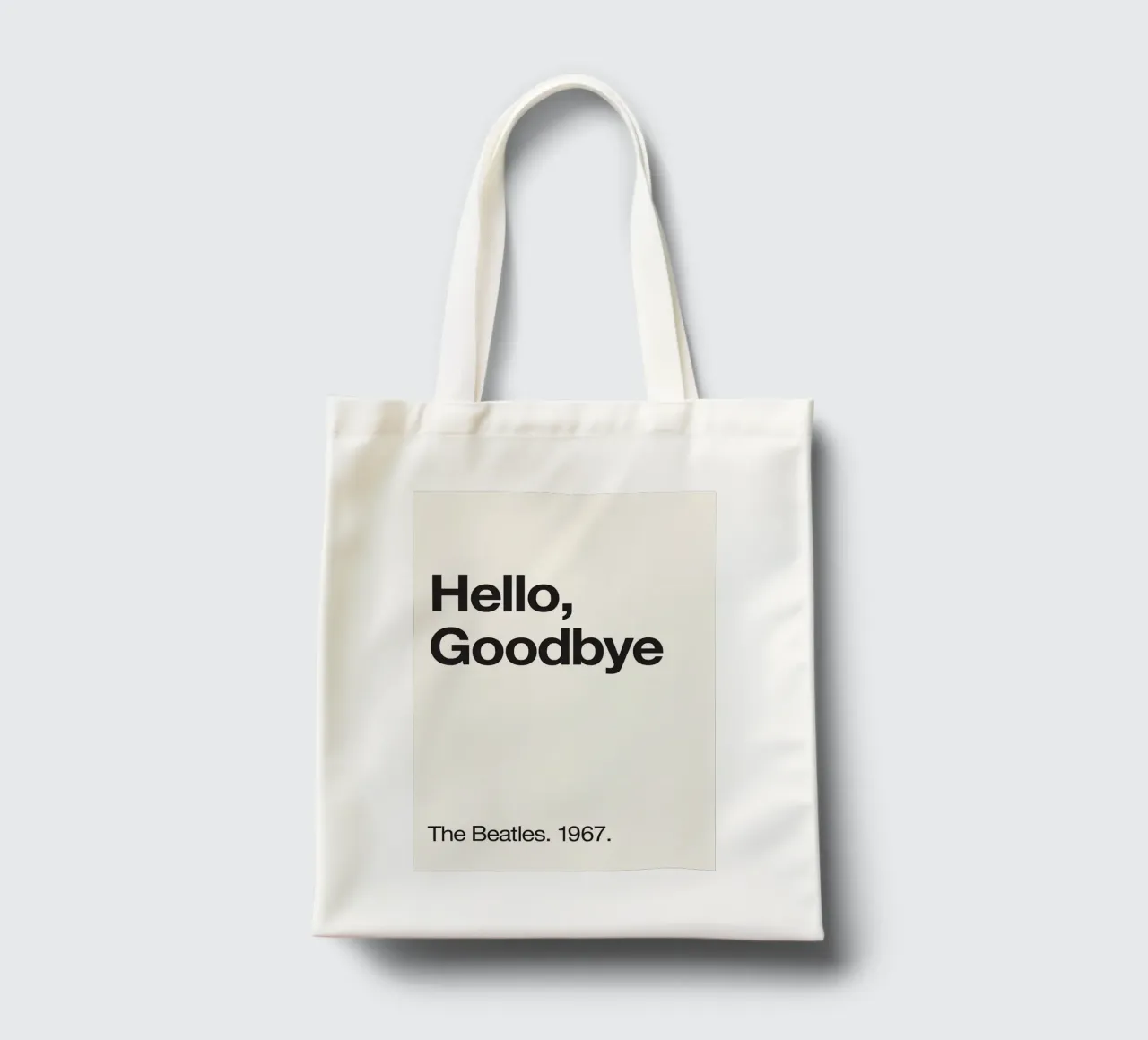 parole ciao addio borsa in juta da Eva Rogers