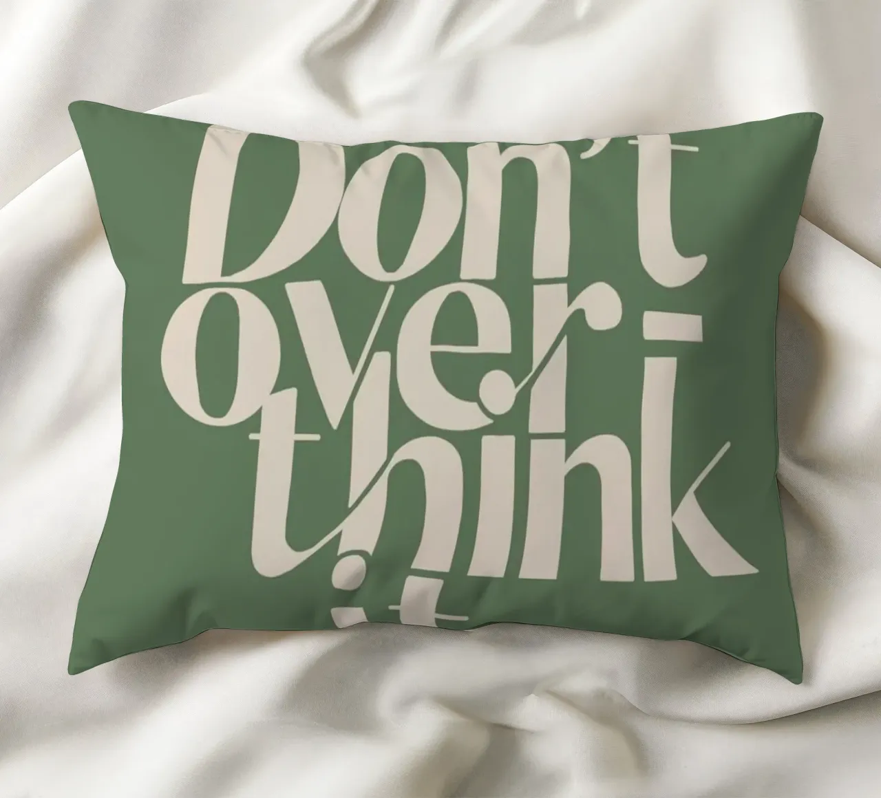 typography text motivational quote decorative cushion by Eva Rogers