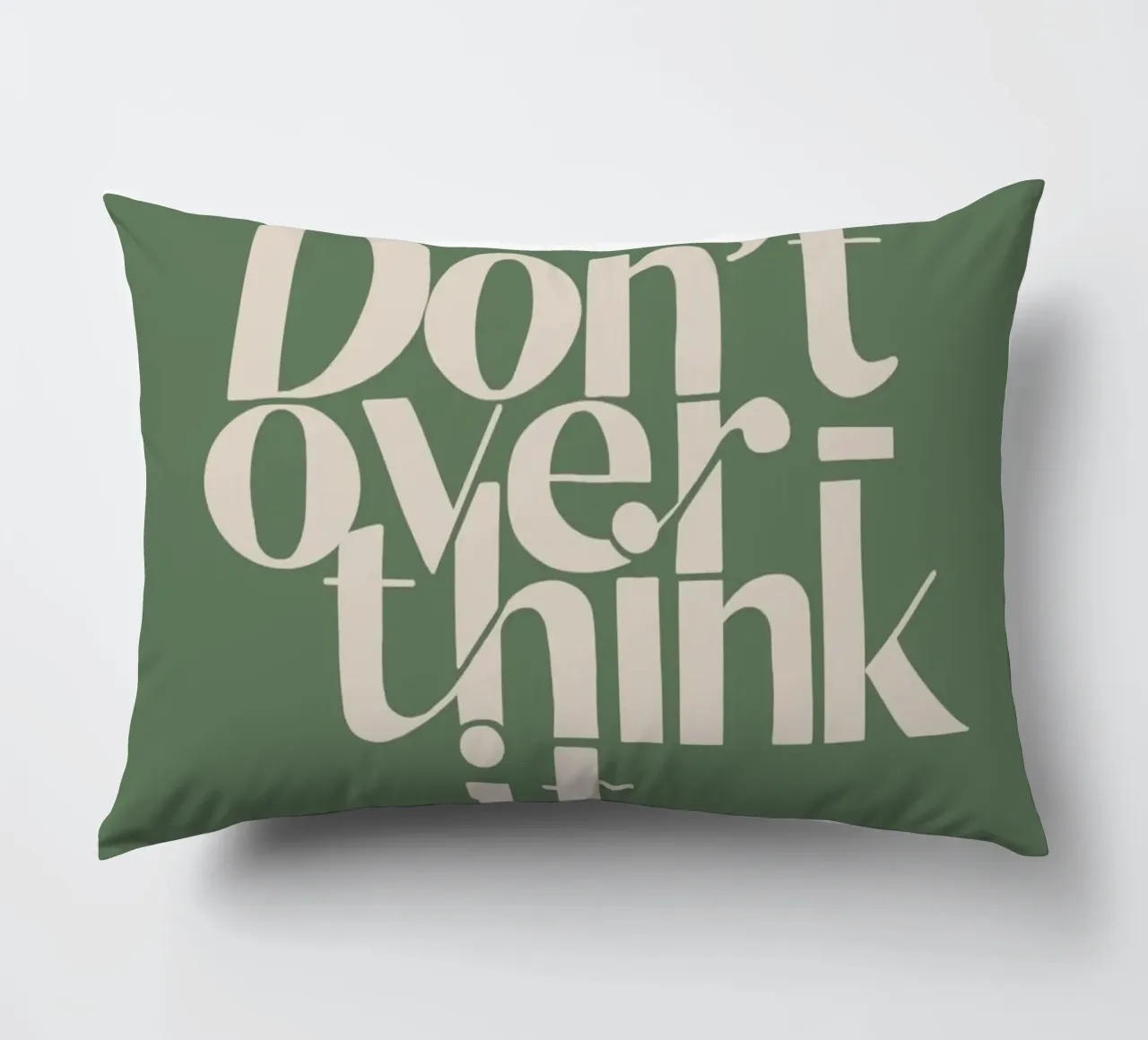 typography text motivational quote decorative cushion by Eva Rogers