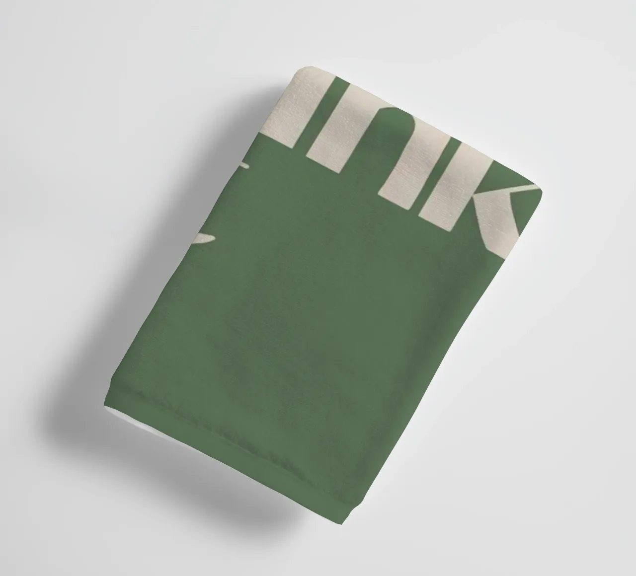 typography text motivational quote towel by Eva Rogers