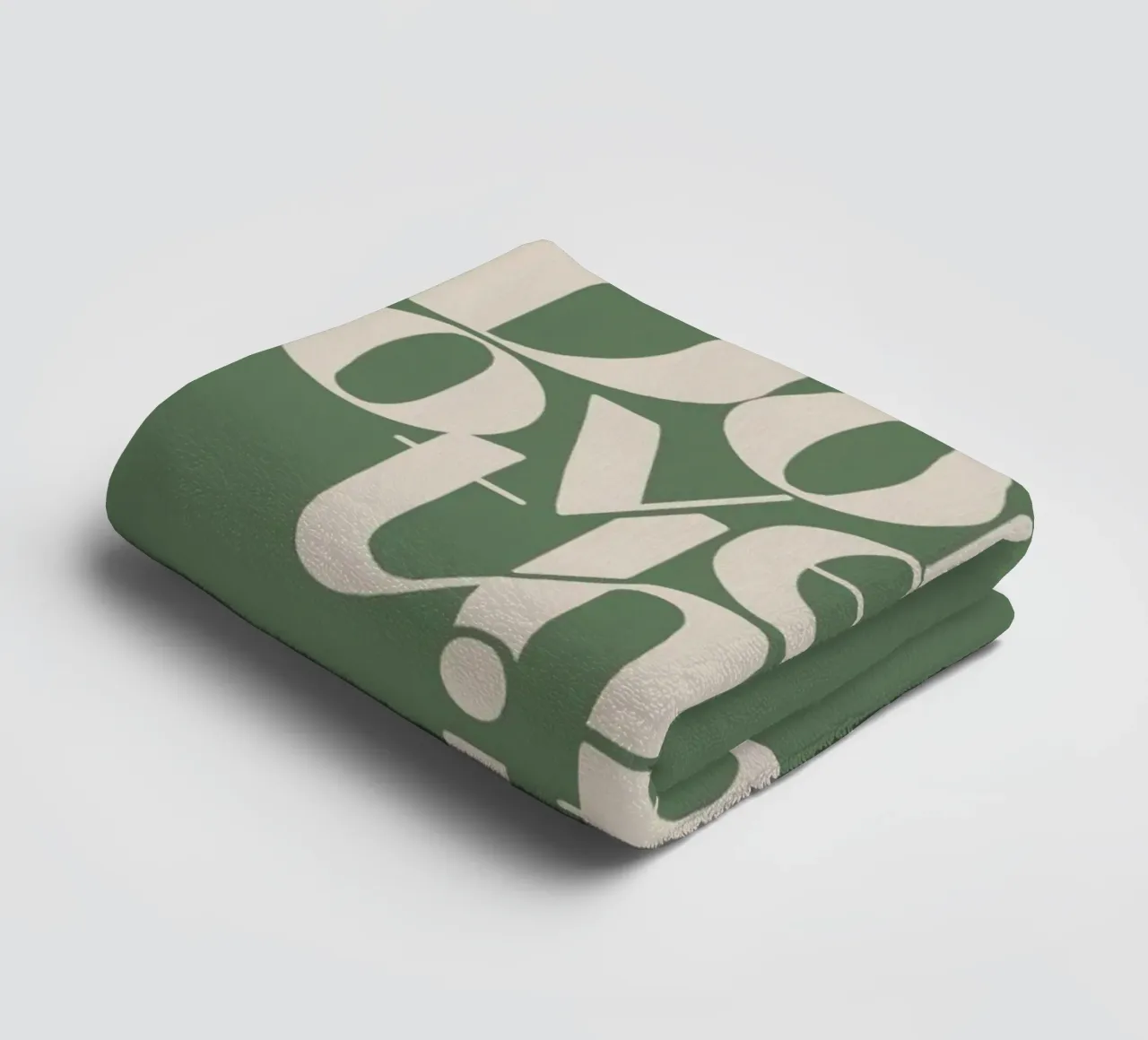 typography text motivational quote towel by Eva Rogers
