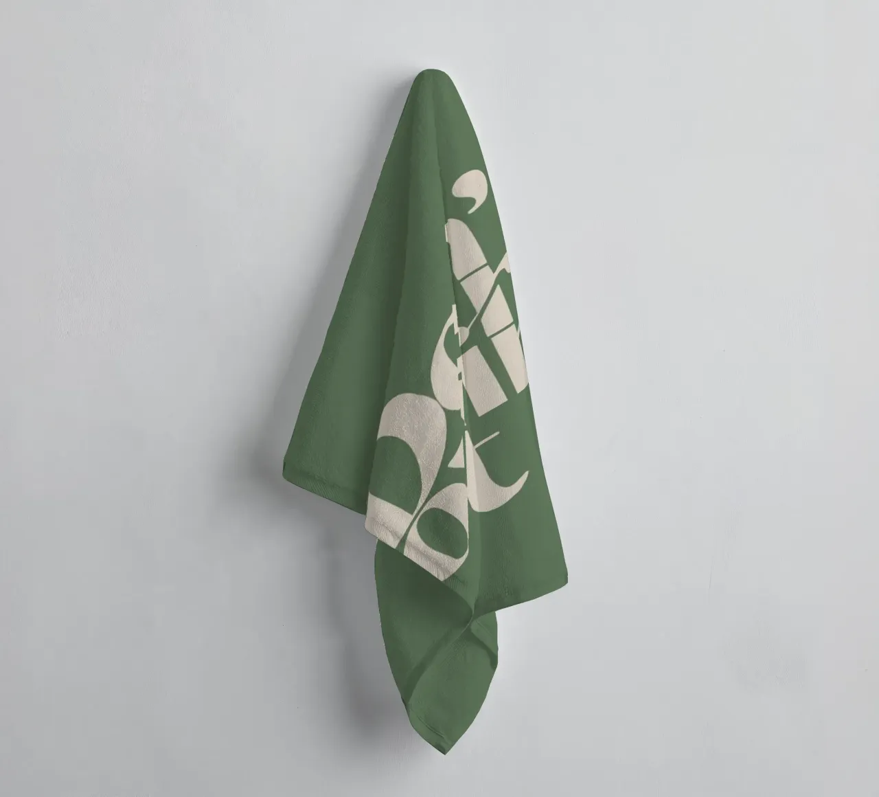 typography text motivational quote towel by Eva Rogers