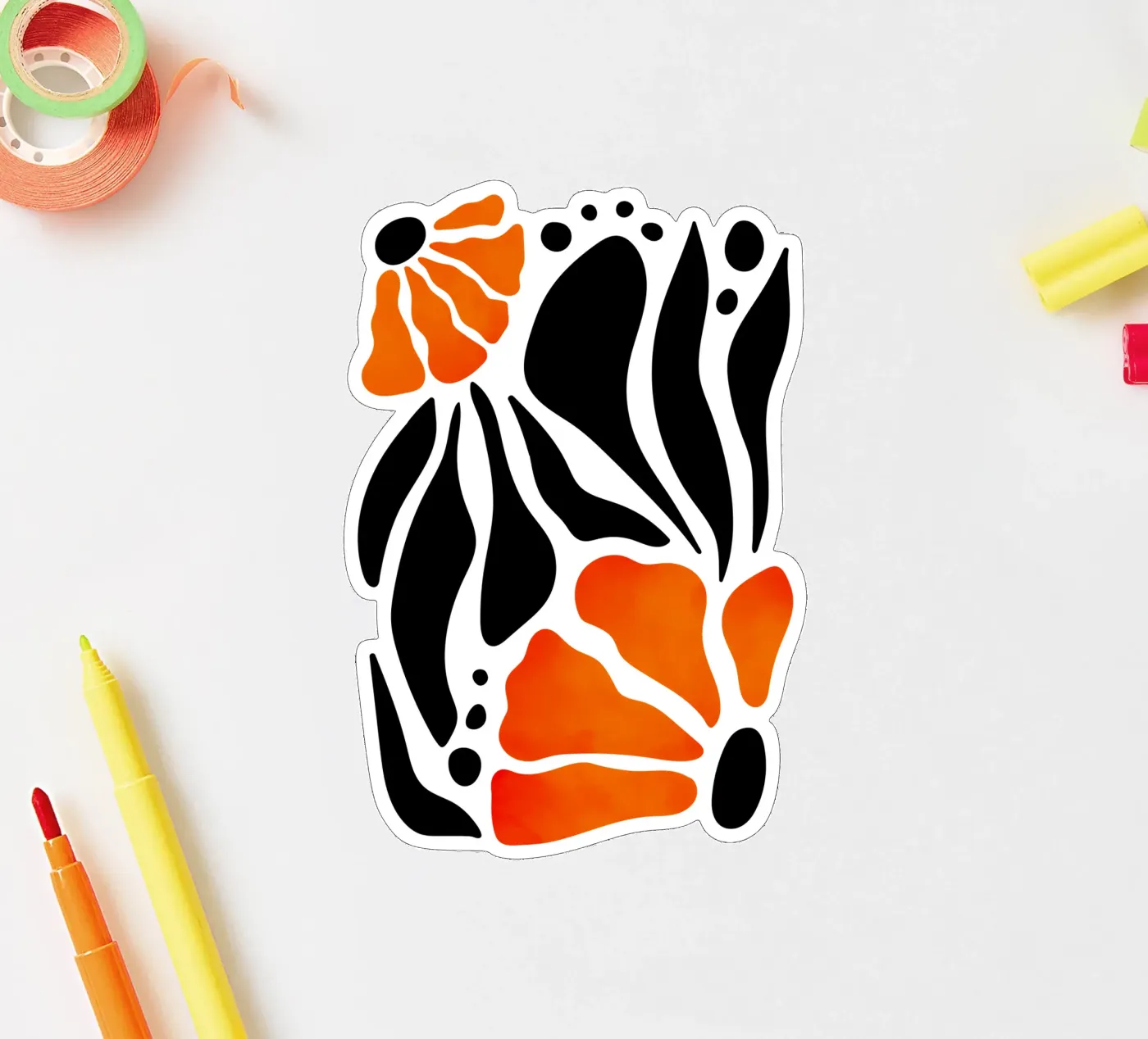 Sunburst Whispers adesivo da Dream Print Designs