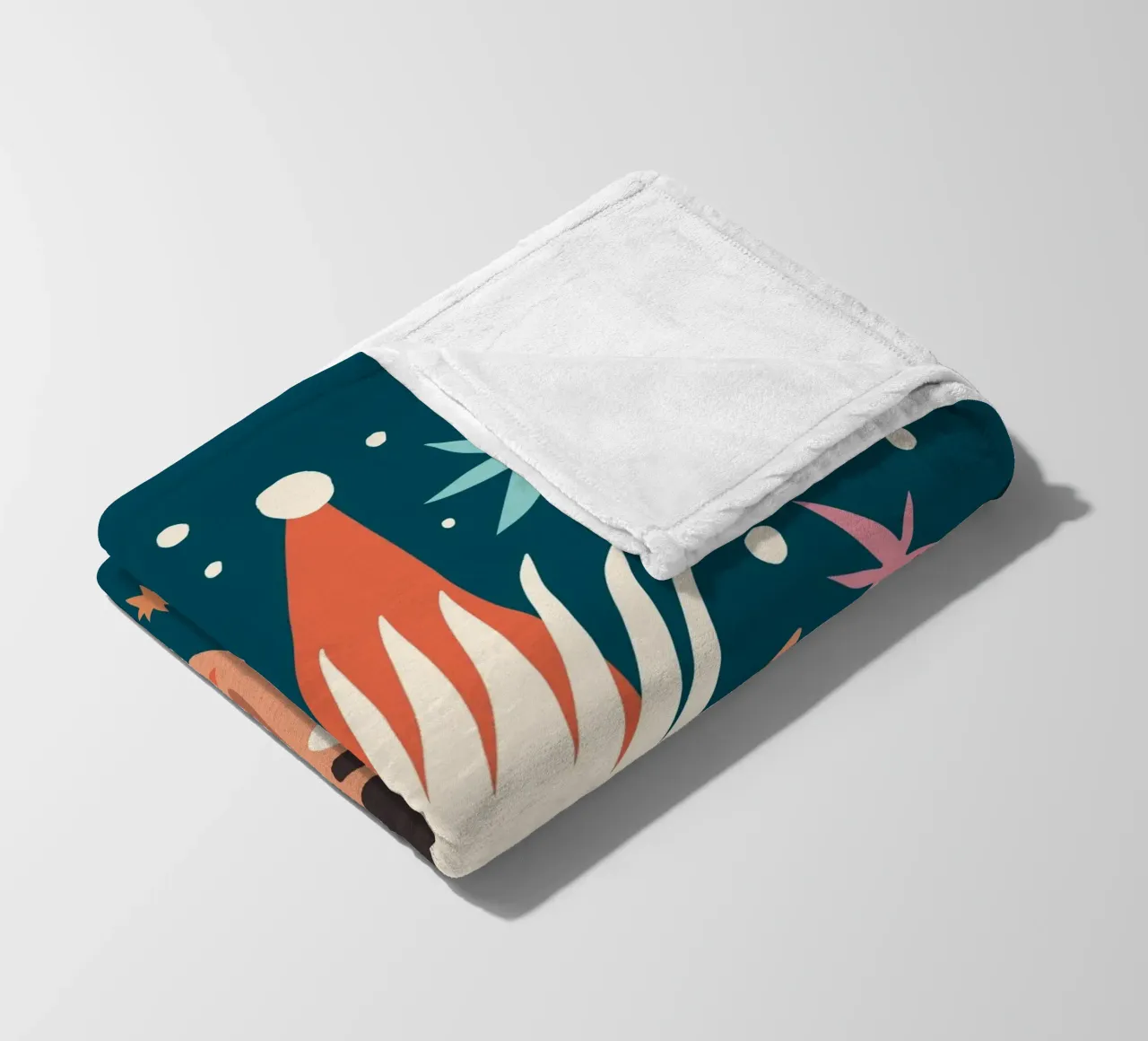 Happy Christmas No 42 coperta in pile da treechild