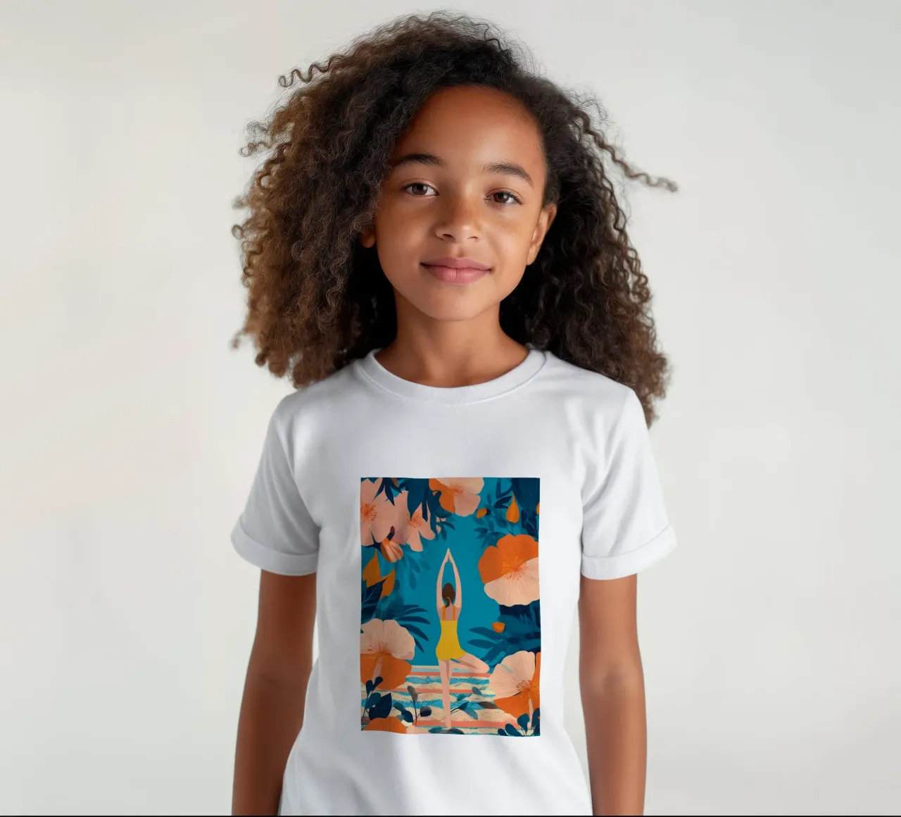 Botanical Balance Kinder T-Shirt von Clara August