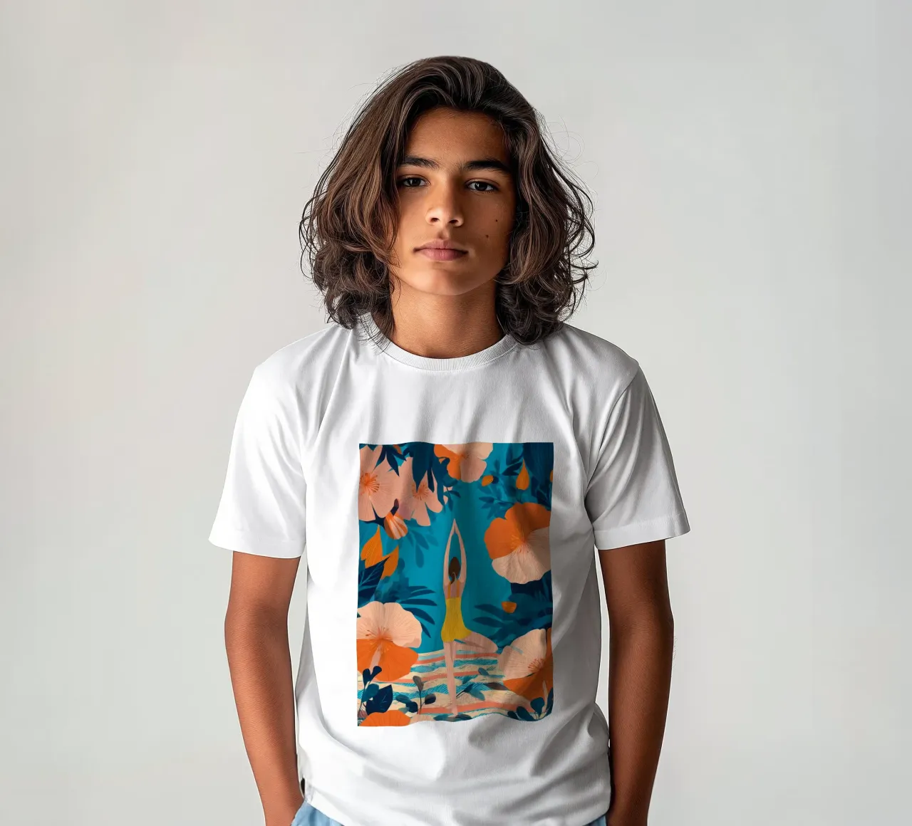 Botanical Balance Kinder T-Shirt von Clara August