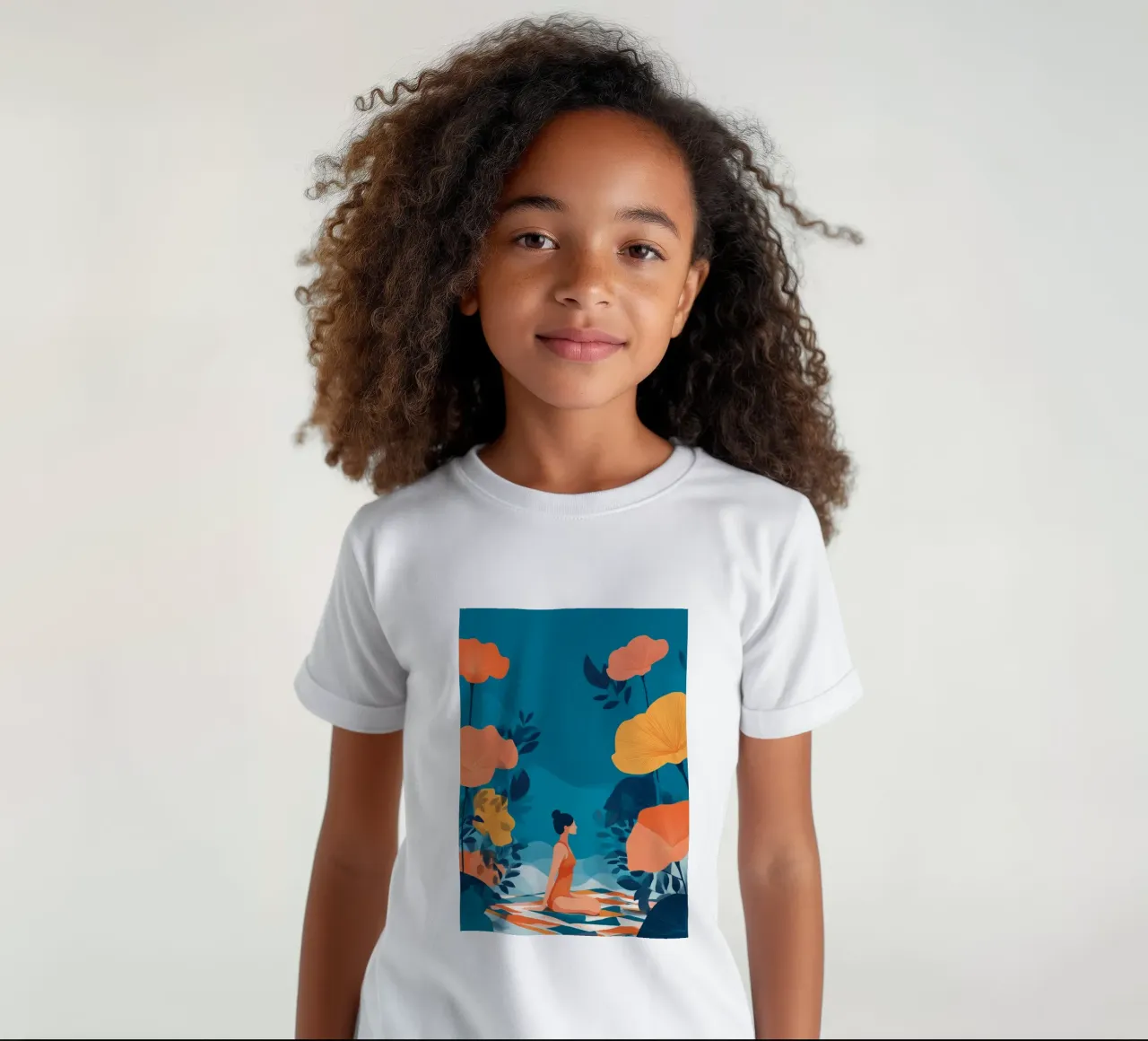 The Garden Grew Beneath the Surface kids t-shirt by Clara August