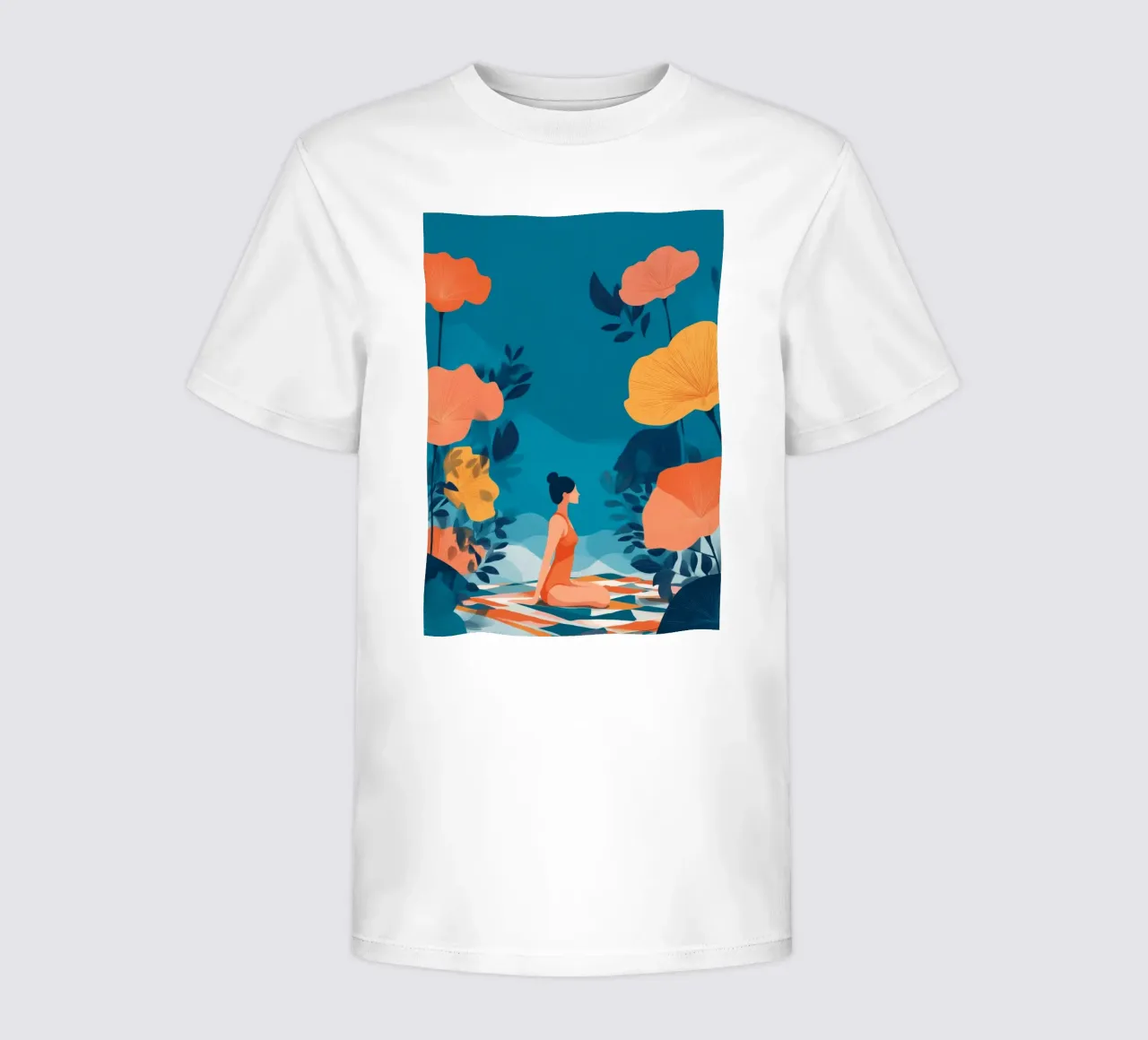 The Garden Grew Beneath the Surface kids t-shirt by Clara August