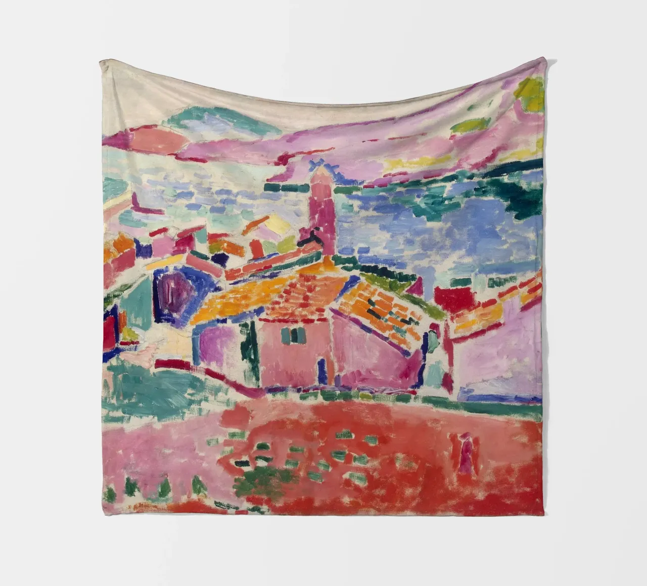 View Of Collioure coperta in pile da robertmotoiart