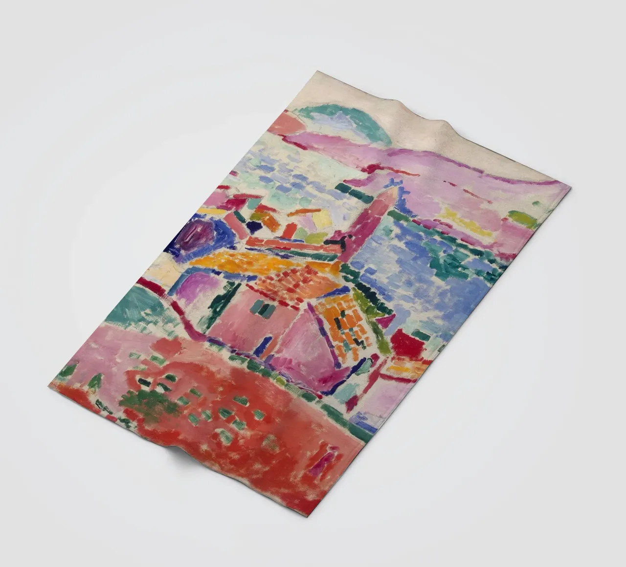 View Of Collioure coperta in pile da robertmotoiart