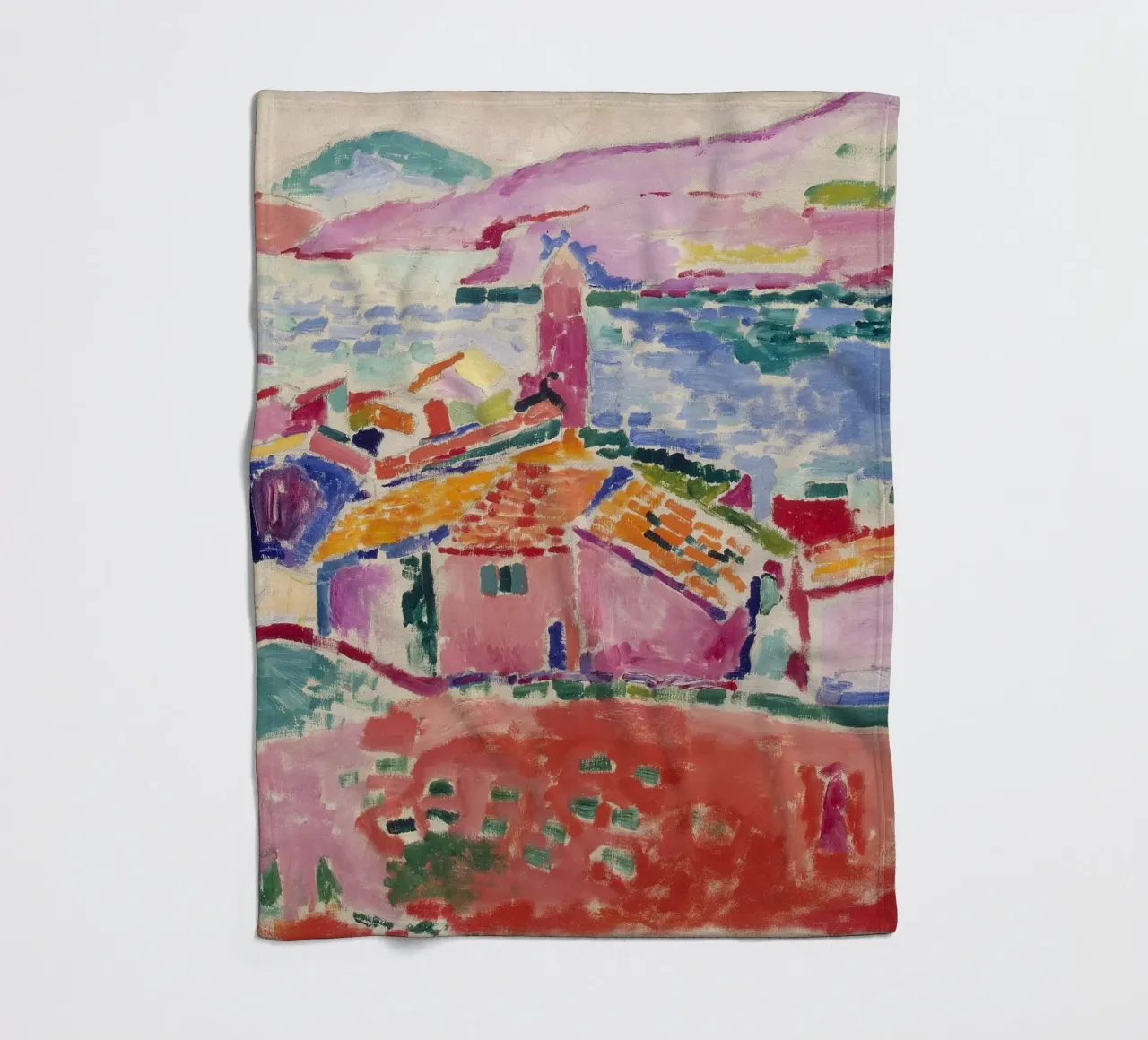 View Of Collioure coperta in pile da robertmotoiart