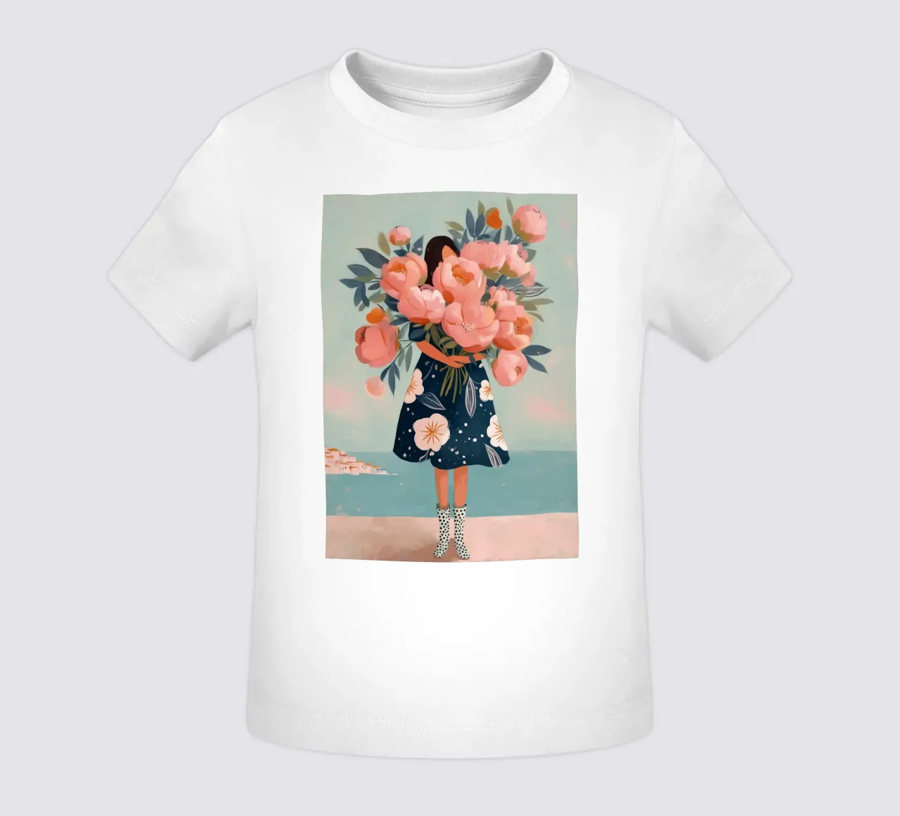 She Carried More Than the World Could Name camiseta de bebé de Clara August