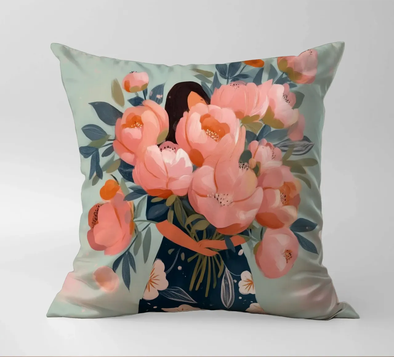 She Carried More Than the World Could Name cuscino da Clara August