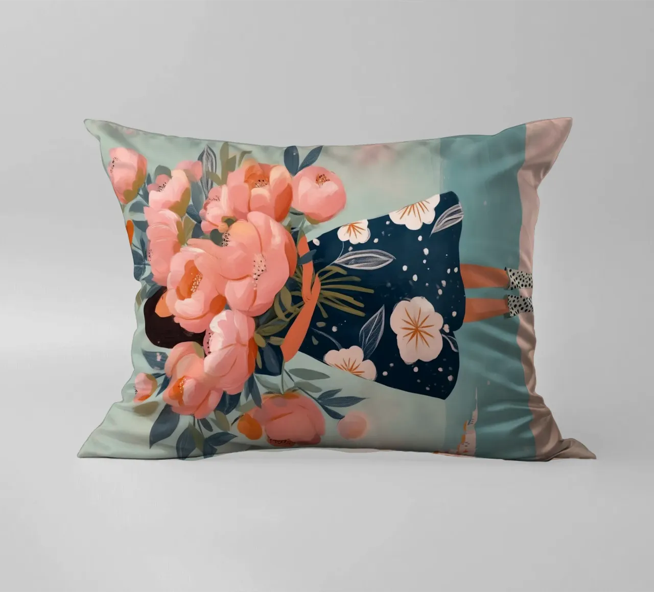 She Carried More Than the World Could Name cuscino da Clara August