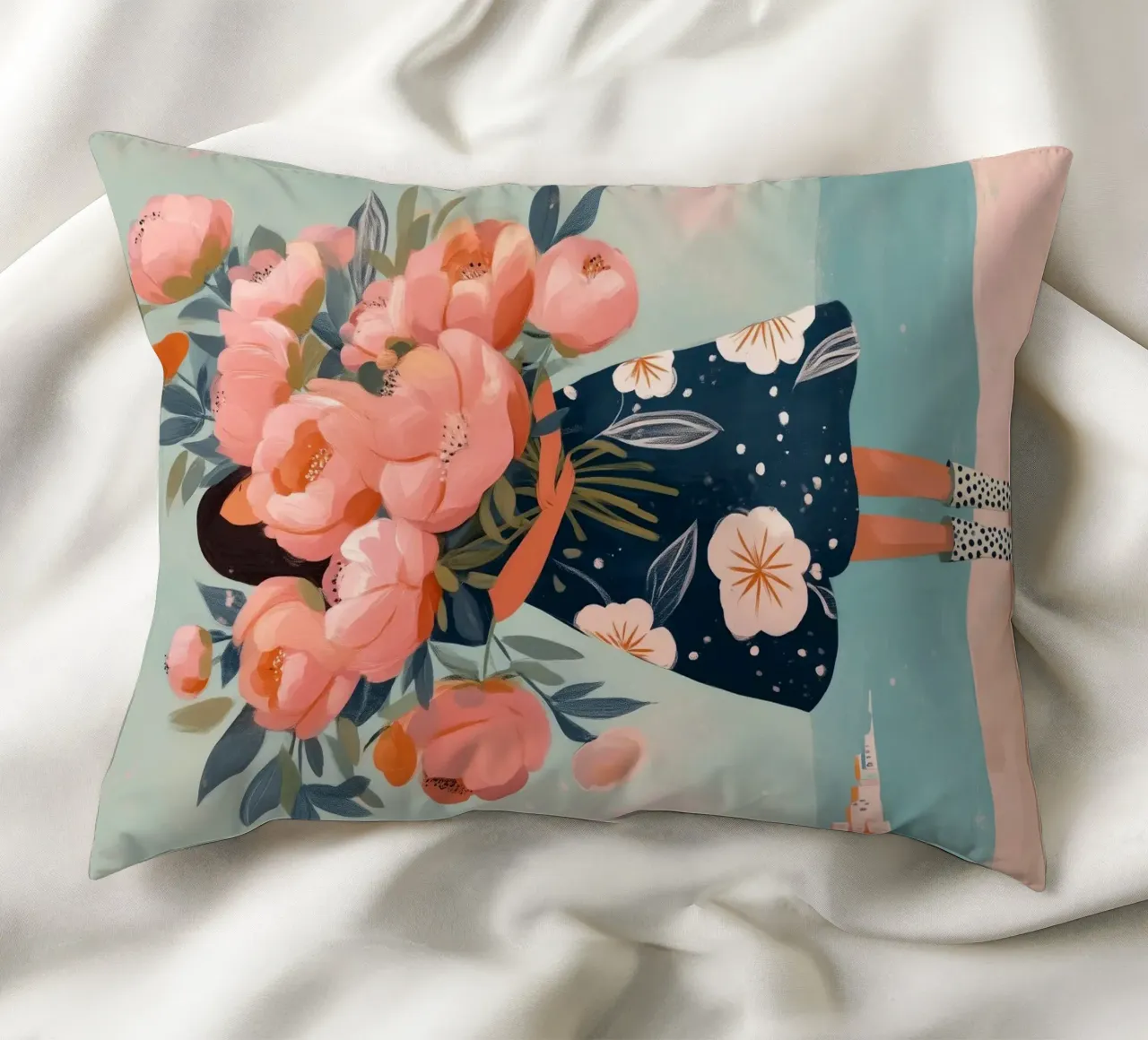 She Carried More Than the World Could Name cuscino da Clara August