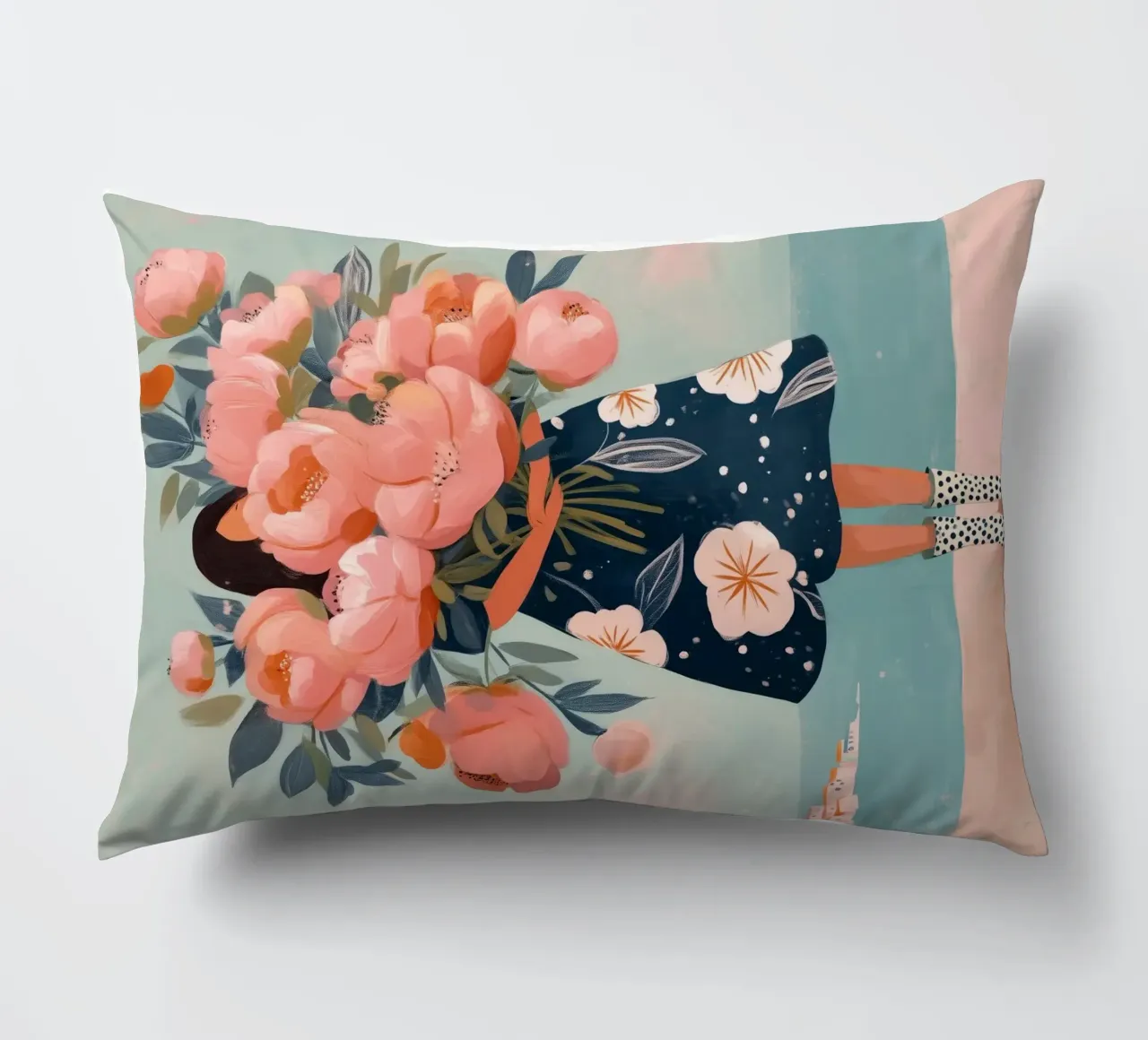 She Carried More Than the World Could Name cuscino da Clara August