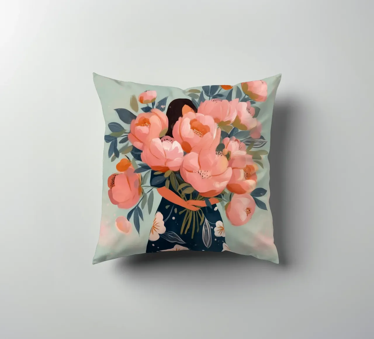 She Carried More Than the World Could Name cuscino da Clara August