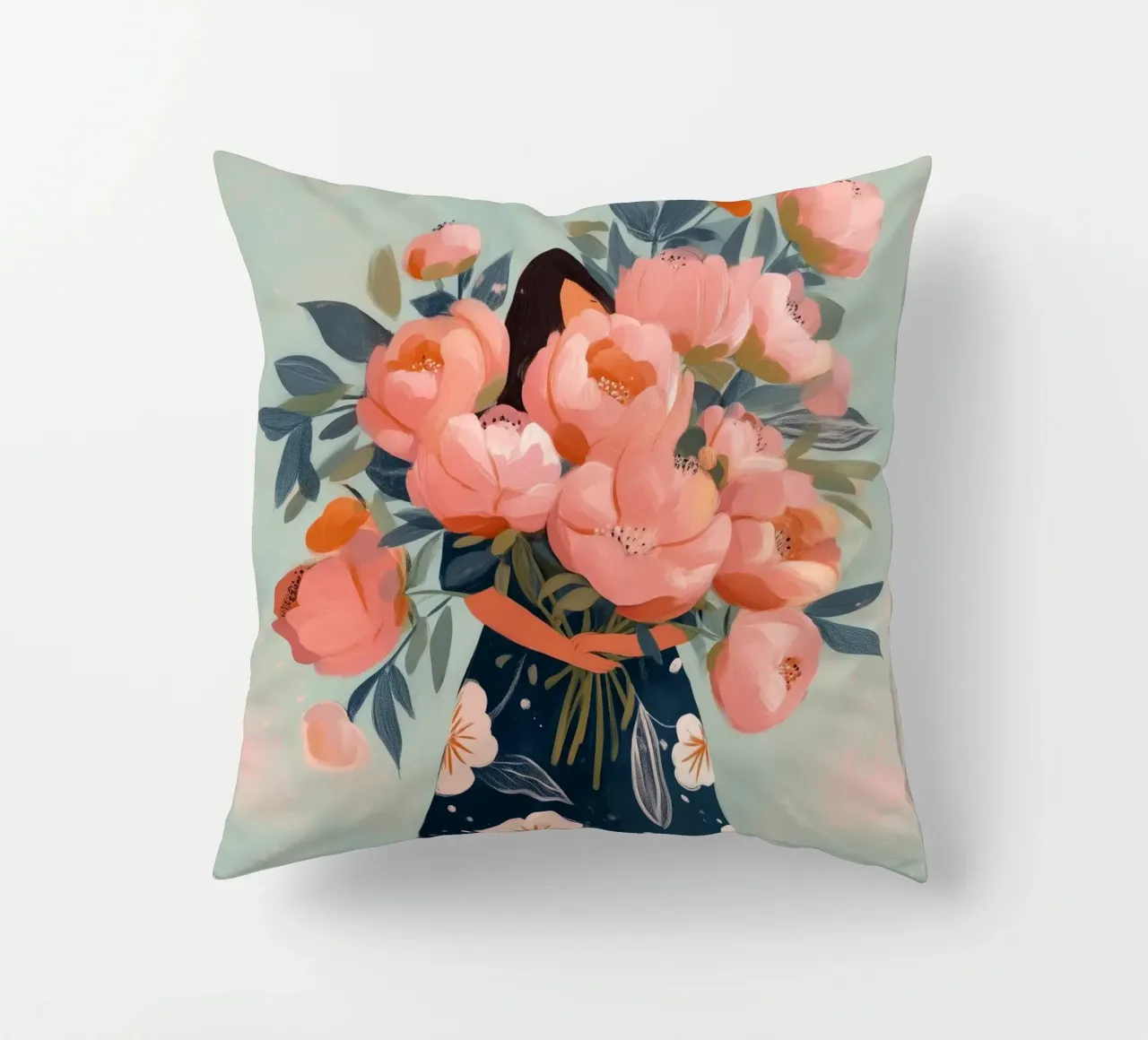 She Carried More Than the World Could Name cuscino da Clara August