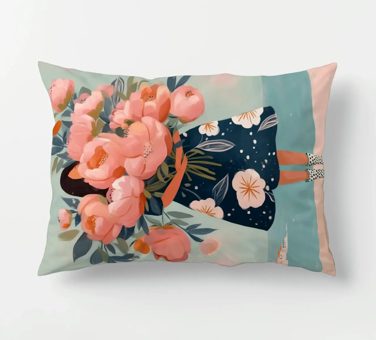 She Carried More Than the World Could Name cuscino da Clara August