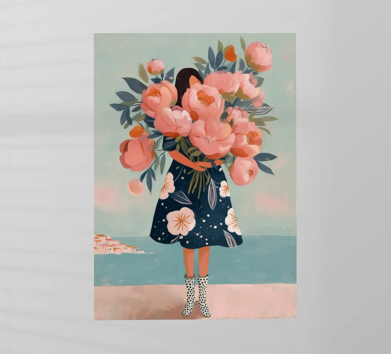She Carried More Than the World Could Name lámina retroiluminada de Clara August