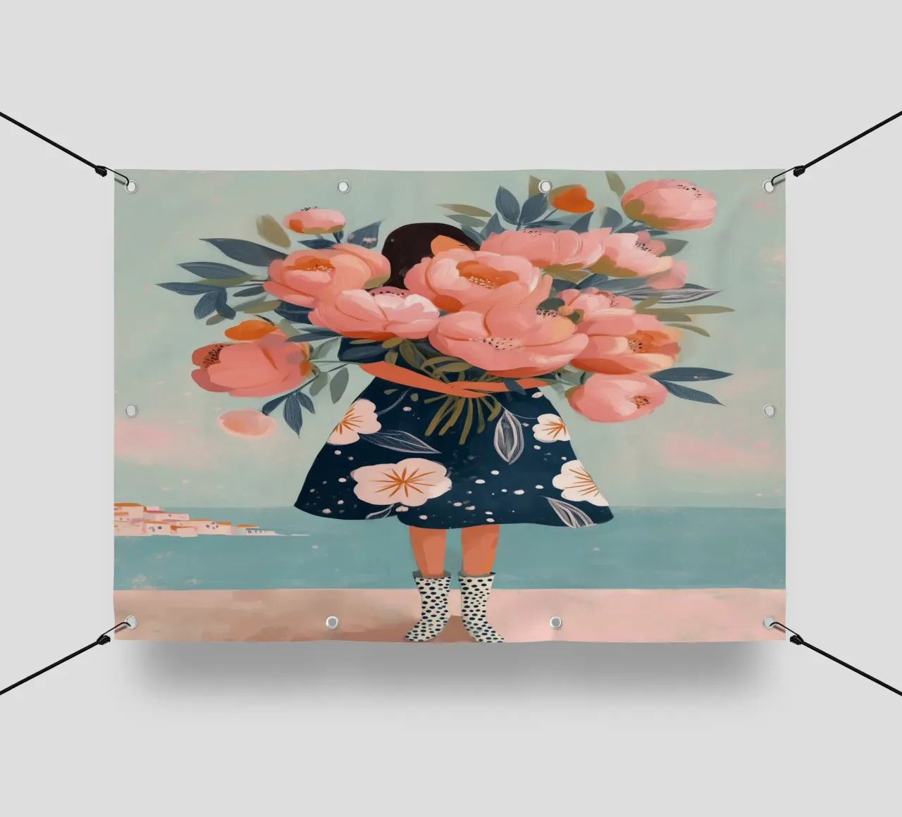 She Carried More Than the World Could Name telo in pvc da Clara August