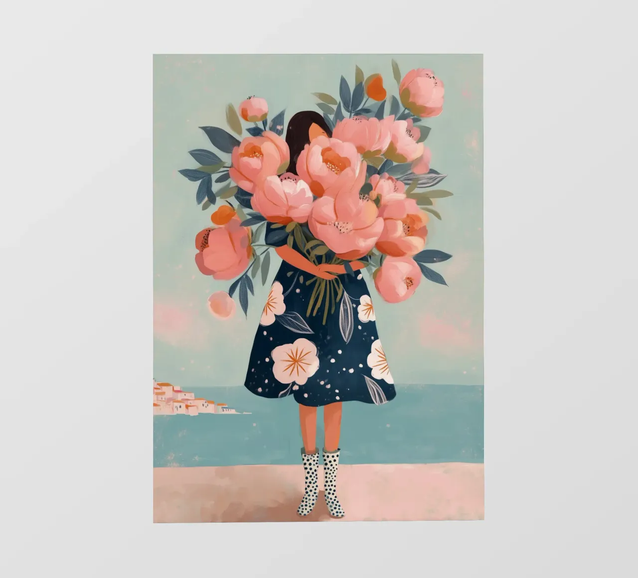 She Carried More Than the World Could Name telo in pvc da Clara August