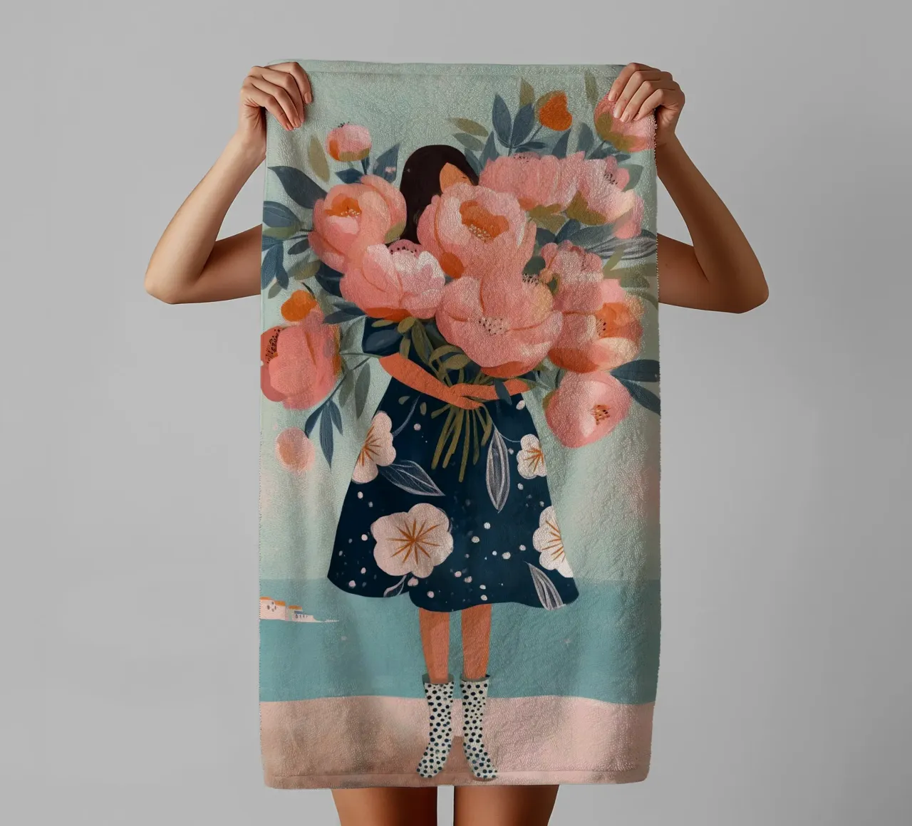 She Carried More Than the World Could Name asciugamano da bagno da Clara August