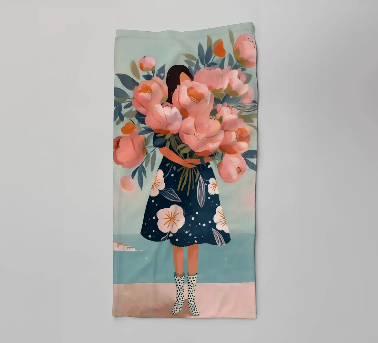 She Carried More Than the World Could Name asciugamano da bagno da Clara August