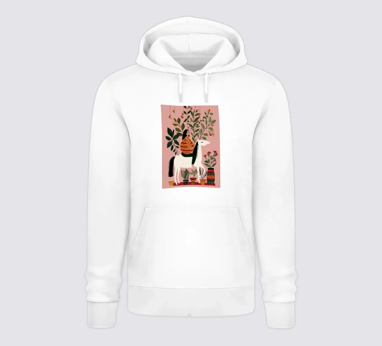 Botanical Journey felpa con cappuccio da Clara August