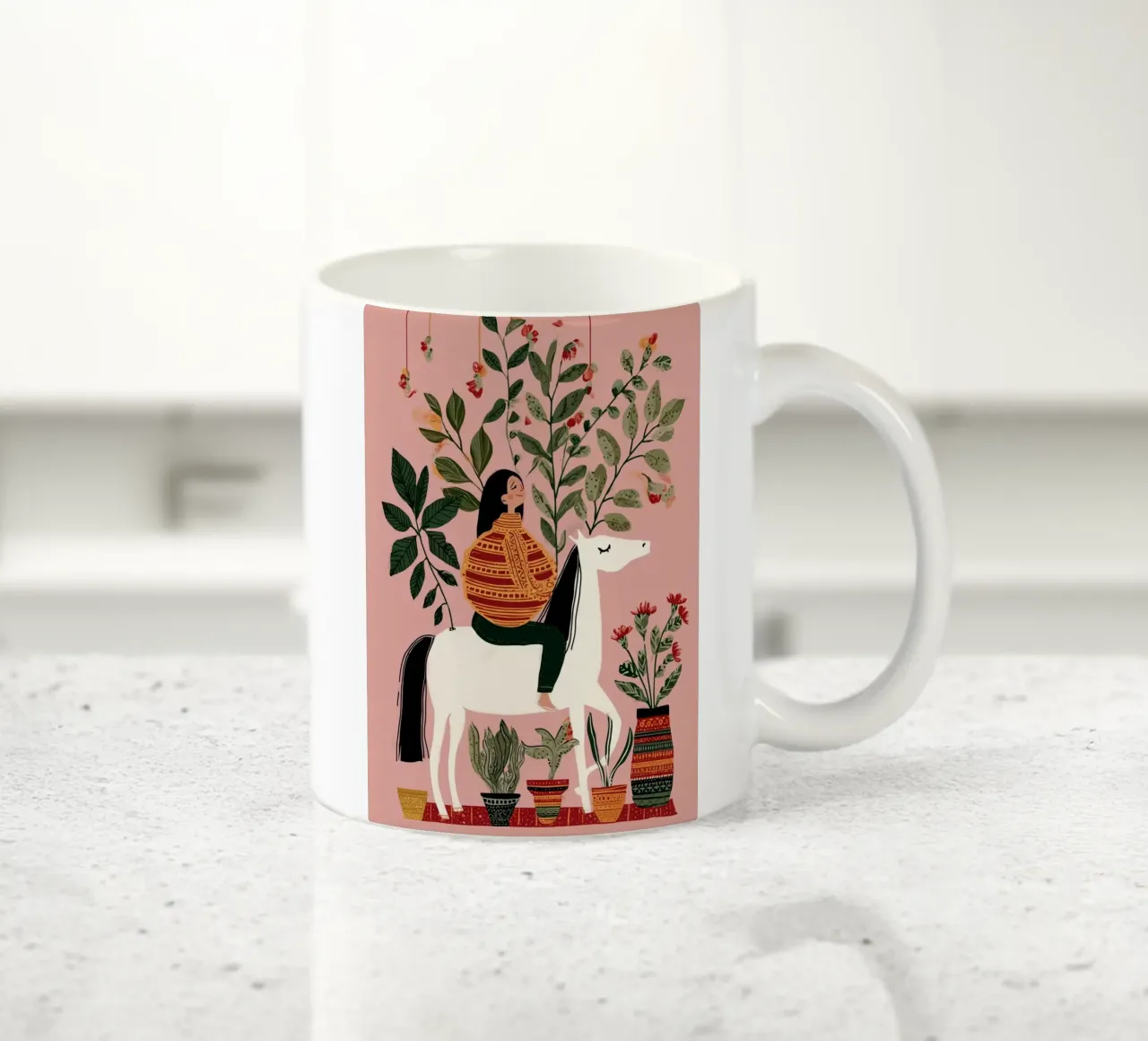 Botanical Journey tazza in ceramica da Clara August