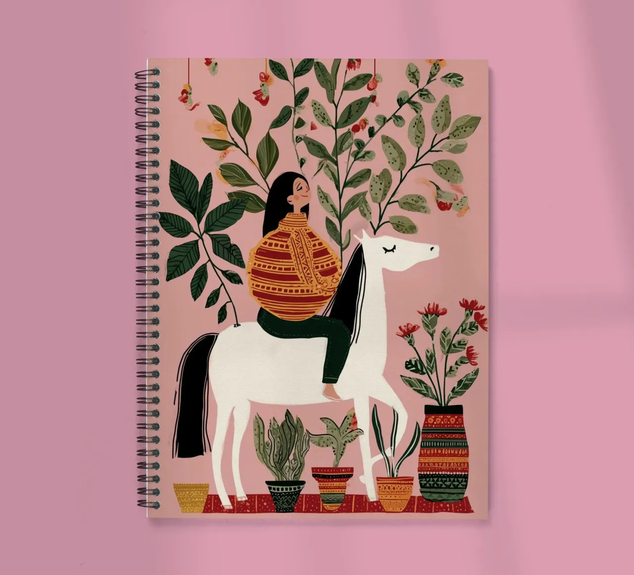 Botanical Journey spiral notebook by Clara August