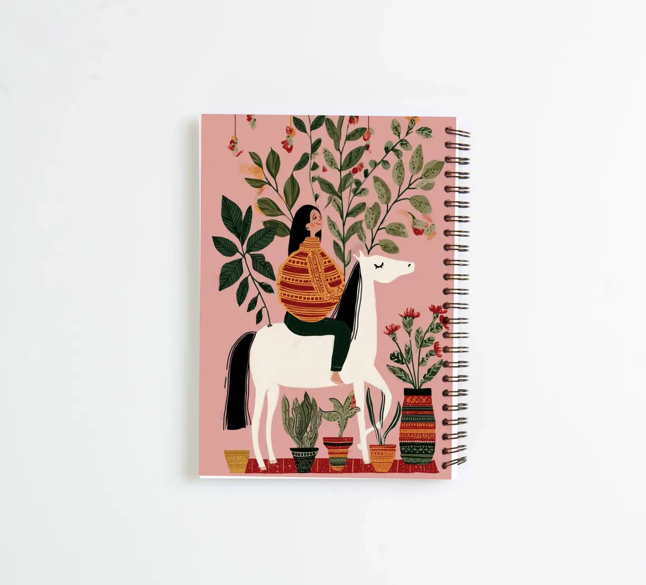 Botanical Journey spiral notebook by Clara August