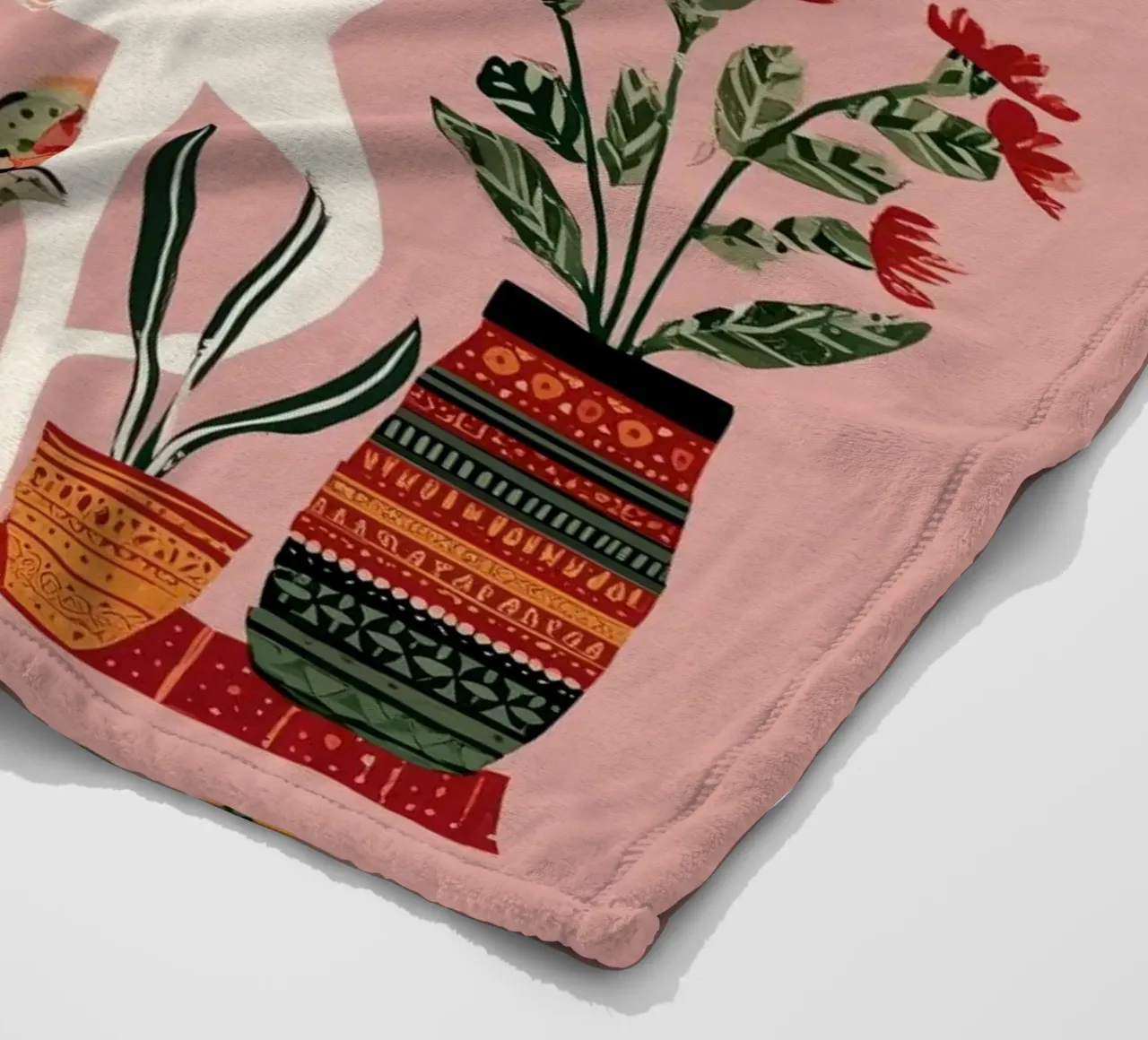 Botanical Journey coperta in pile da Clara August