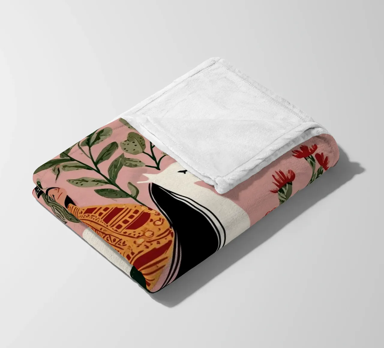 Botanical Journey coperta in pile da Clara August