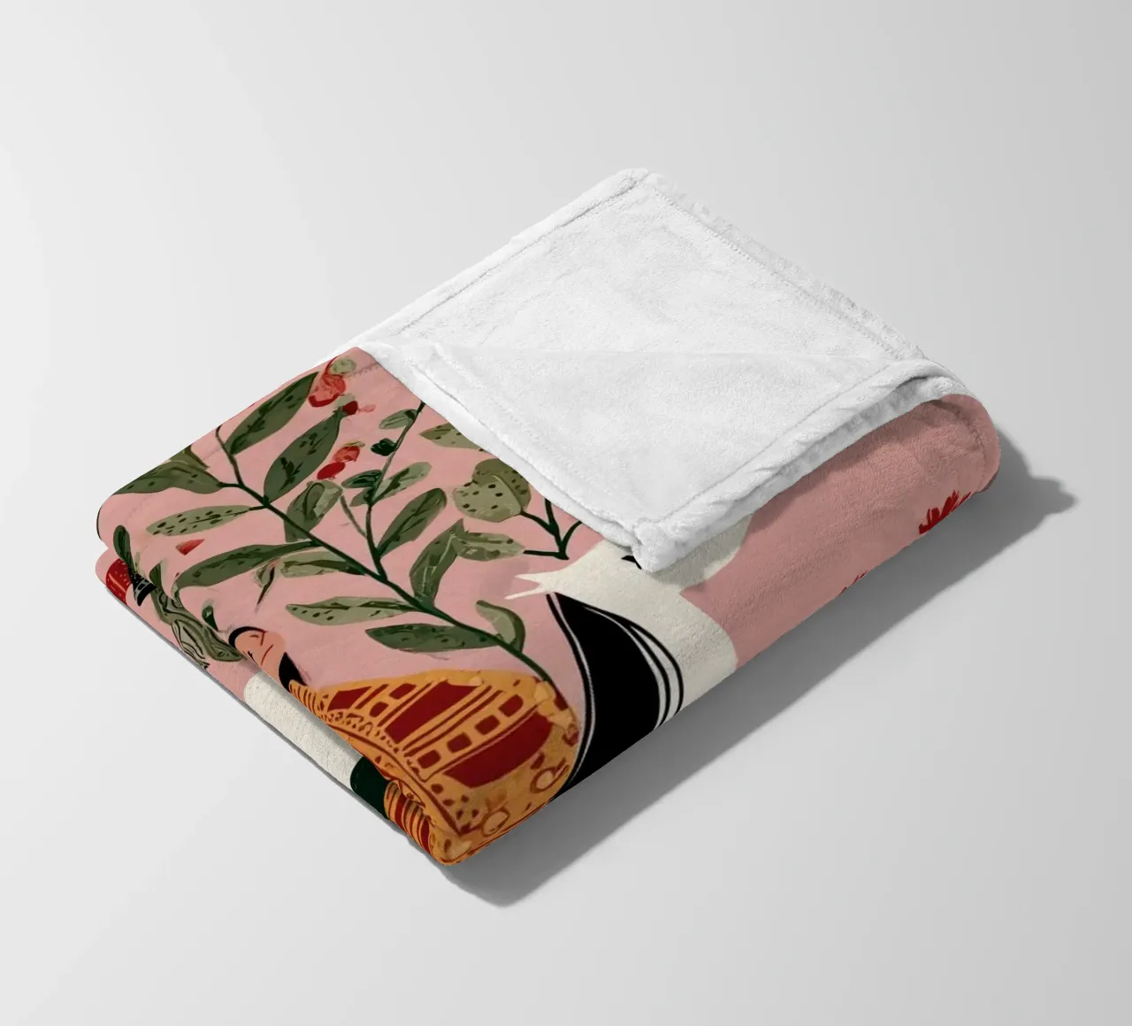 Botanical Journey coperta in pile da Clara August