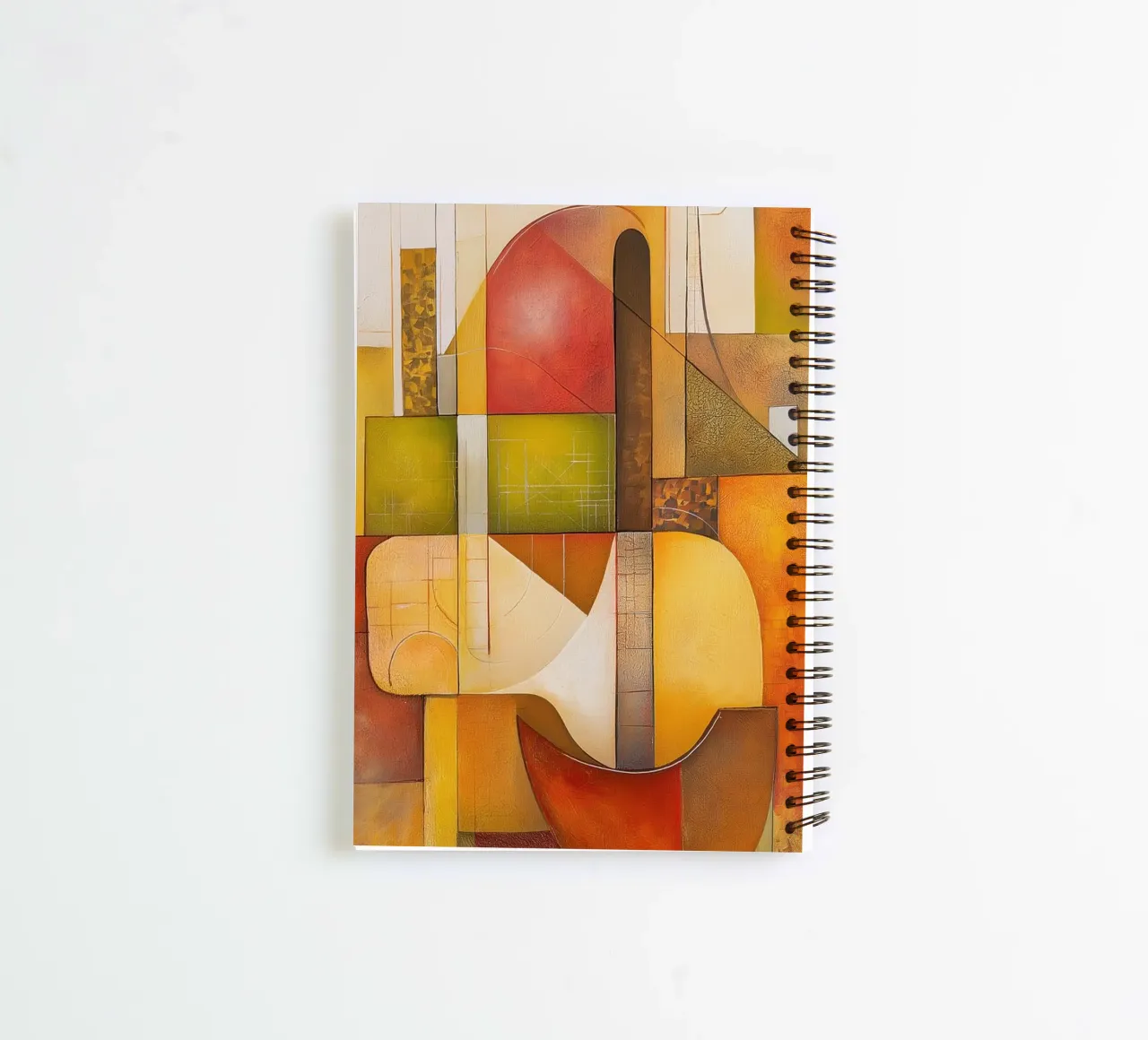 Abstract Afrika spiral notebook by Pictura