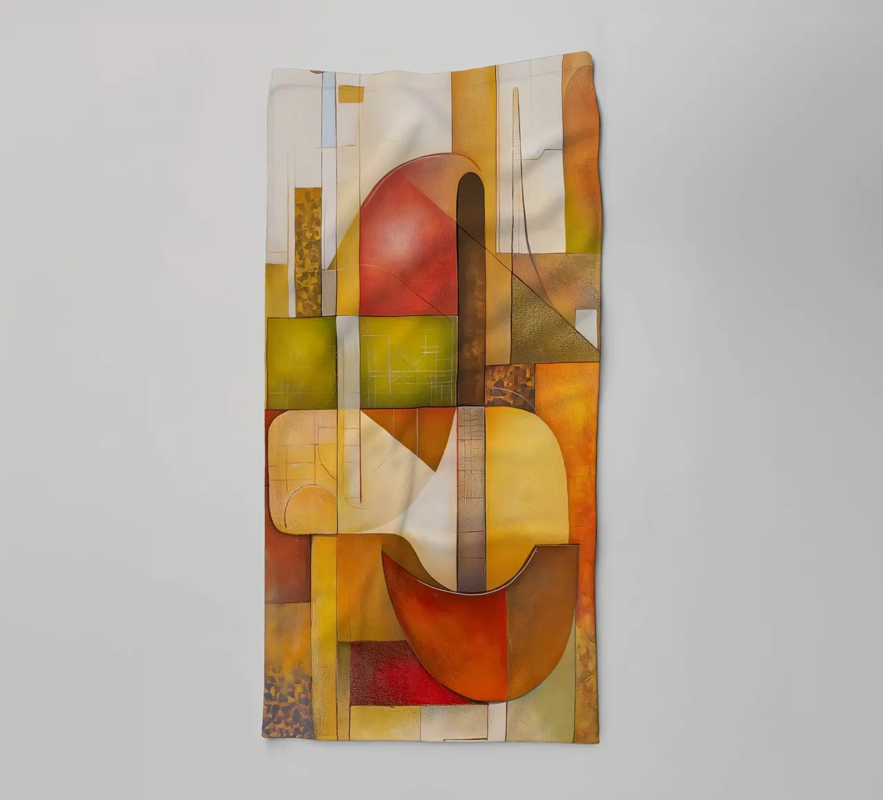 Abstract Afrika towel by Pictura