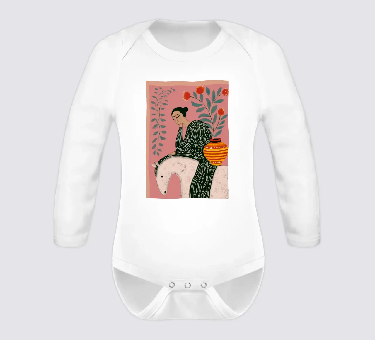 Not all who wander are lost Langarm Babybody von Clara August