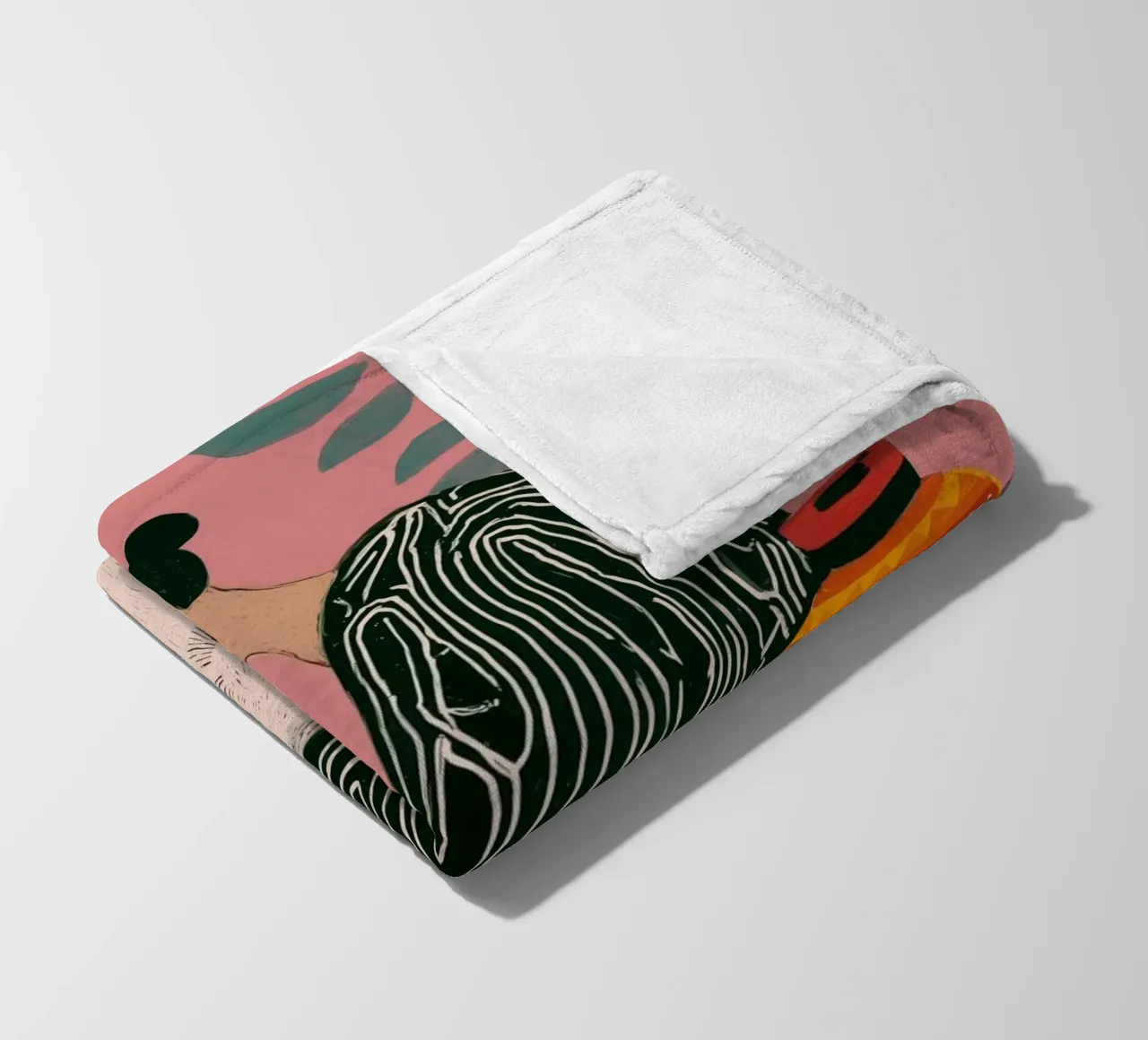 Not all who wander are lost coperta in pile da Clara August