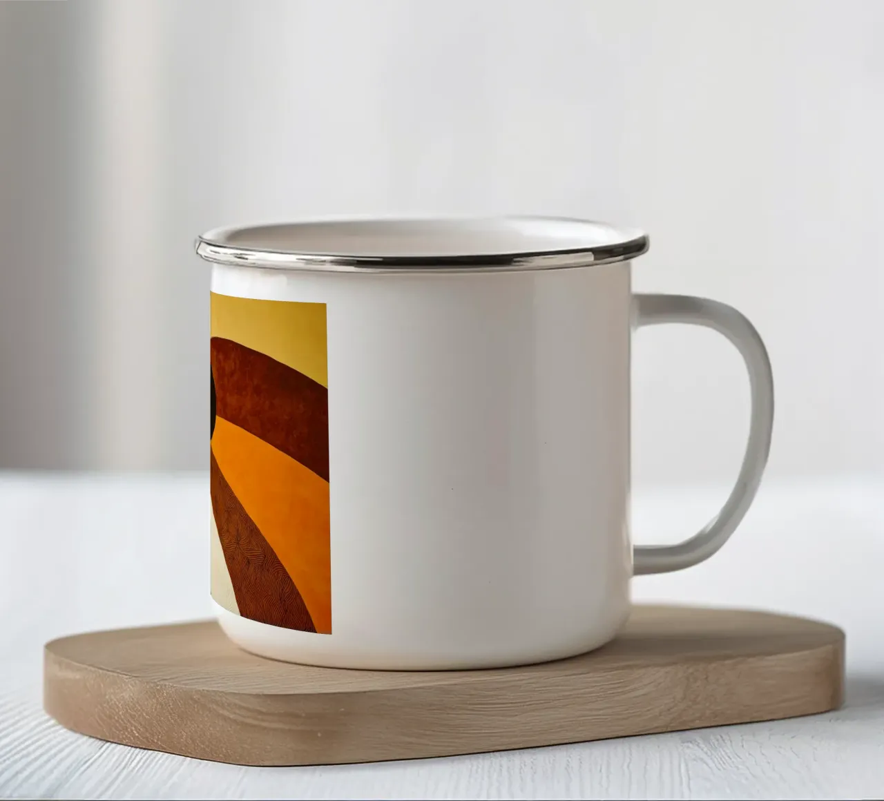 Afrika astratto tazza in smalto da Pictura